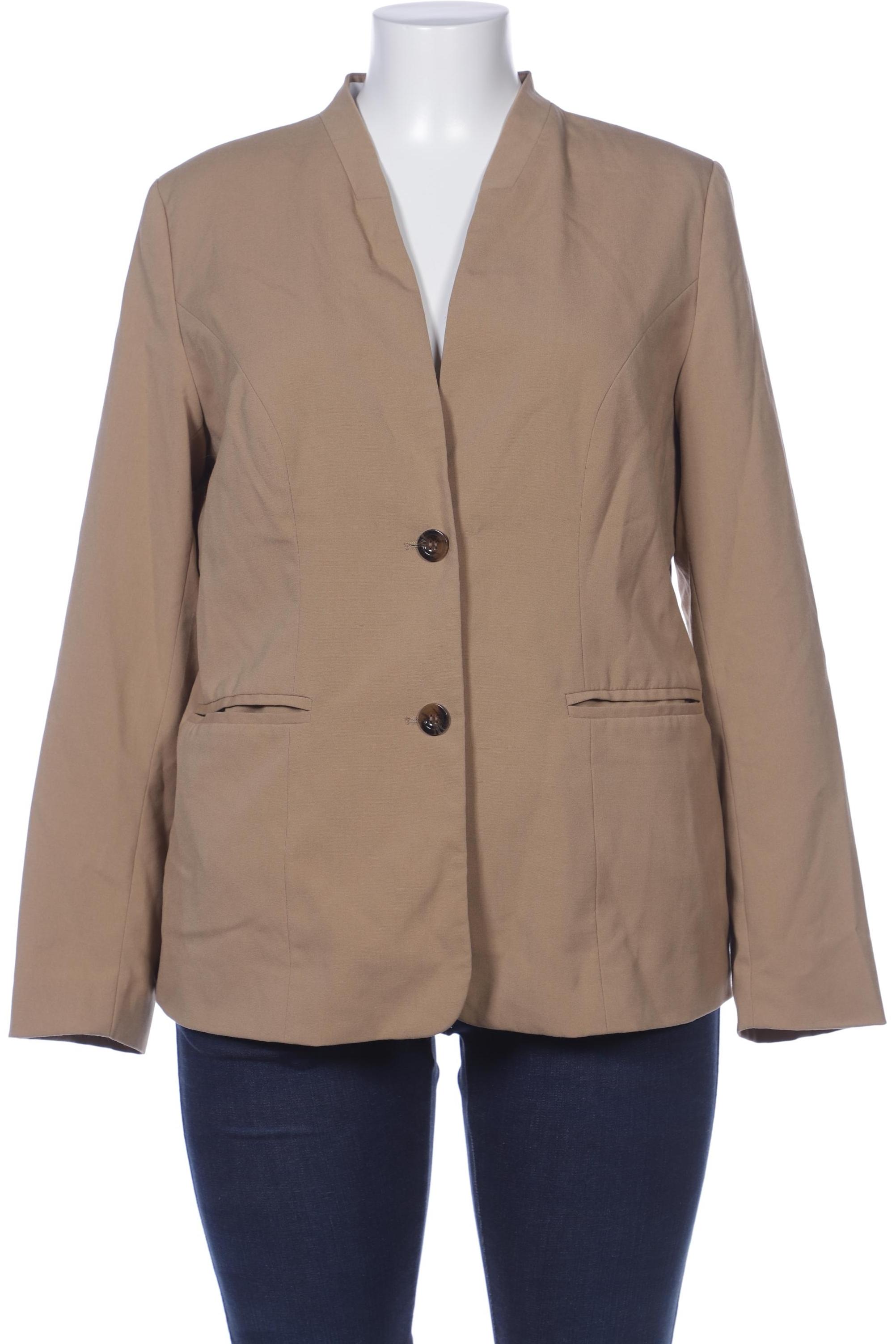 

sheego Damen Blazer, beige, Gr. 42