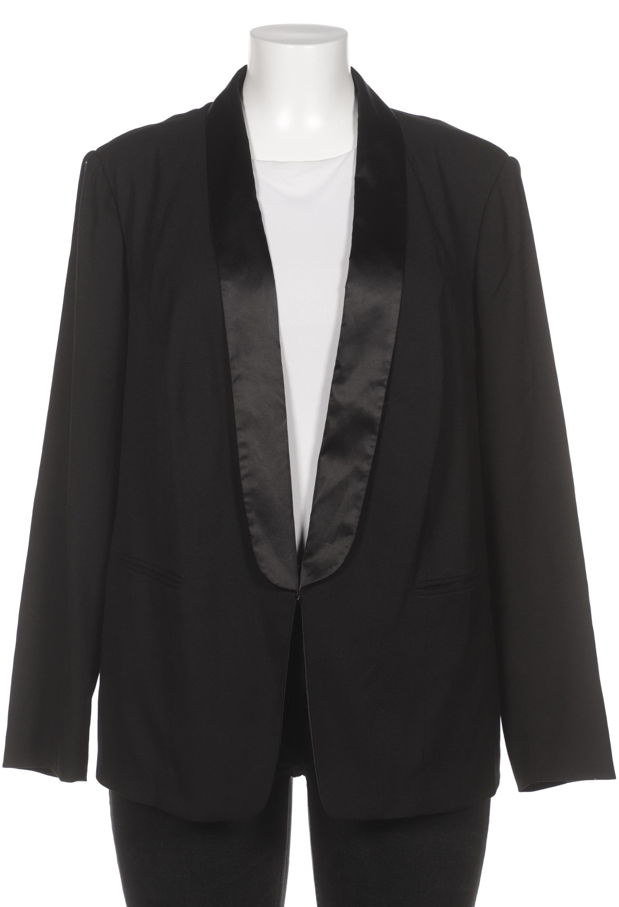 

sheego Damen Blazer, schwarz, Gr. 50