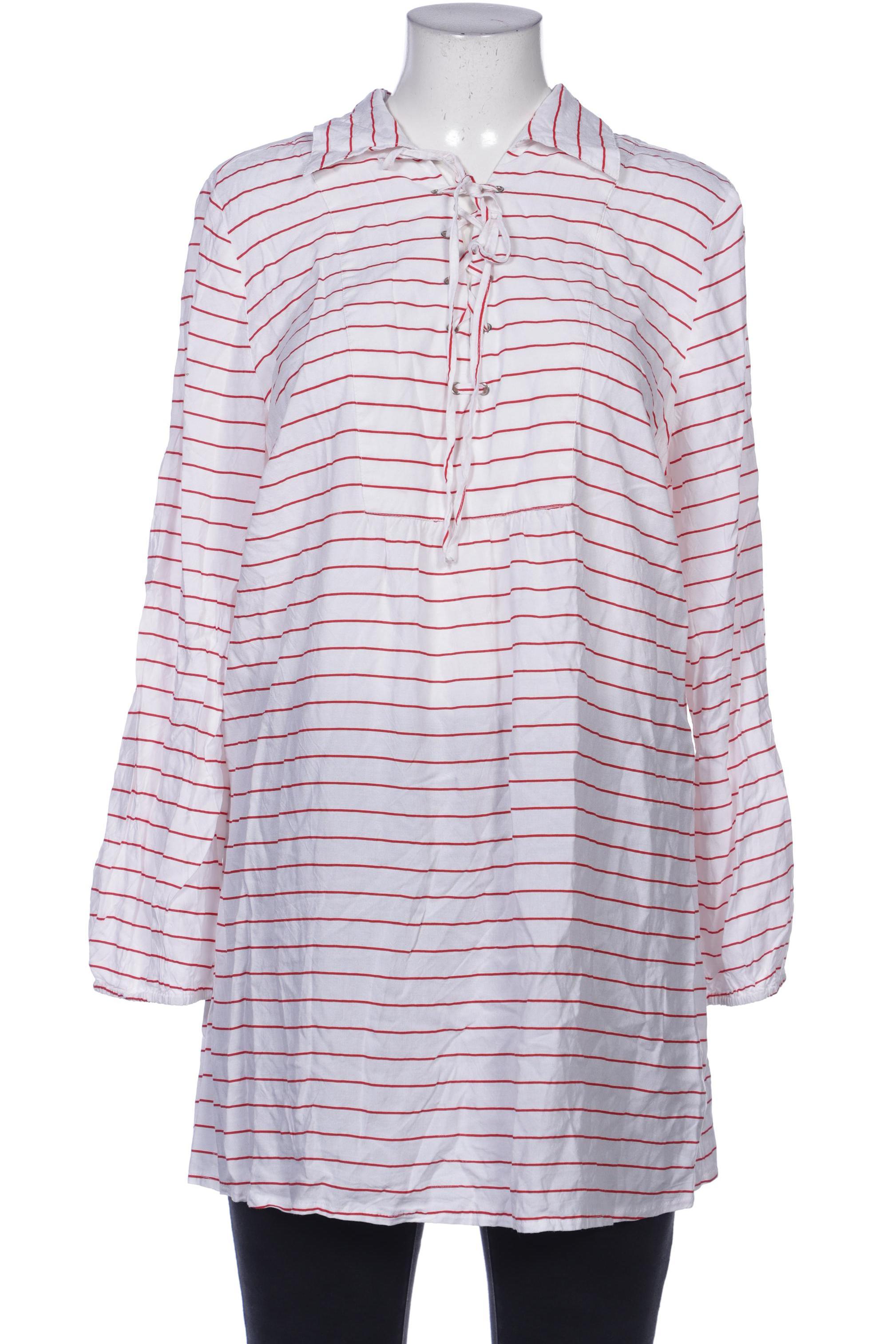 

sheego Damen Bluse, weiß, Gr. 48