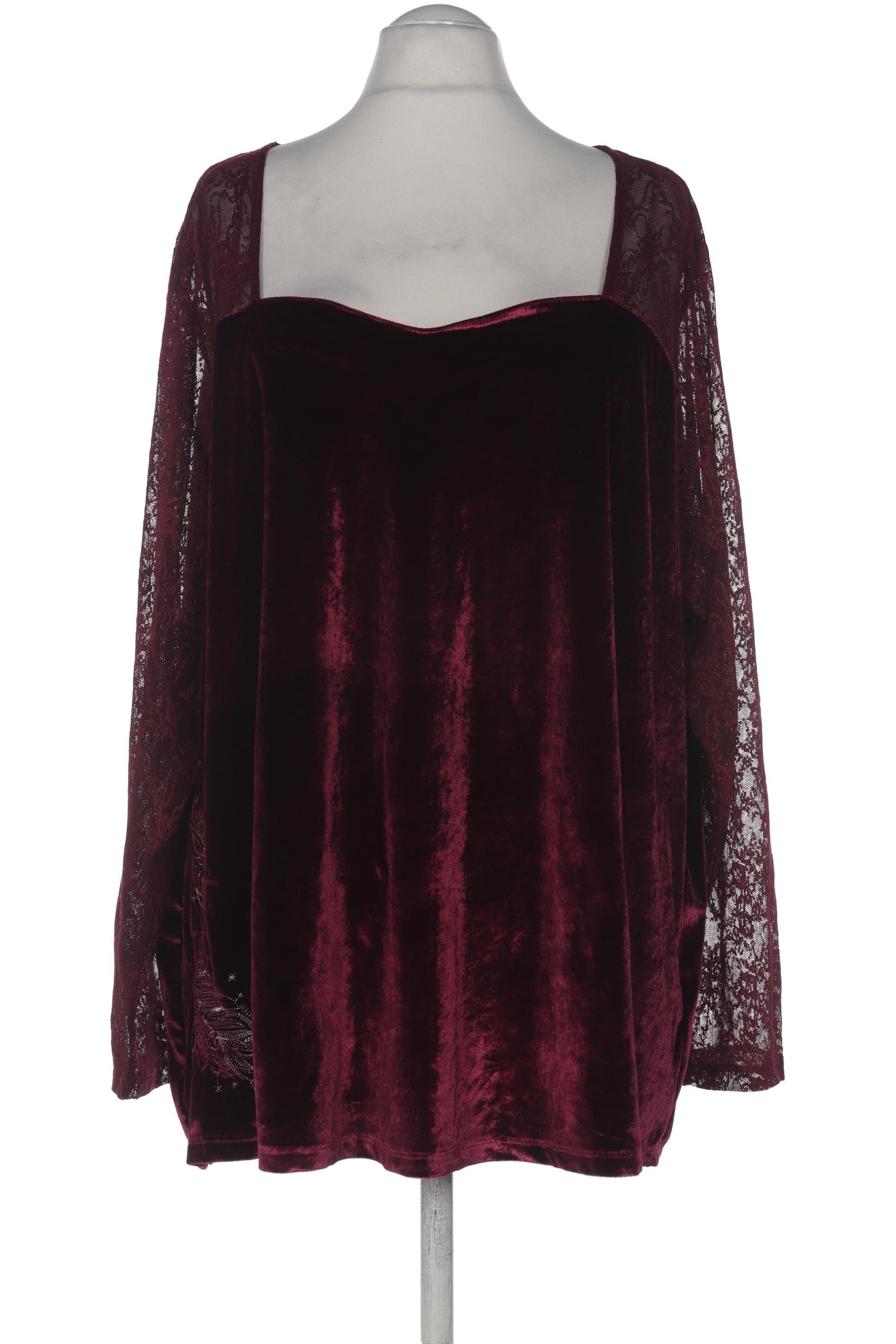 

sheego Damen Bluse, bordeaux