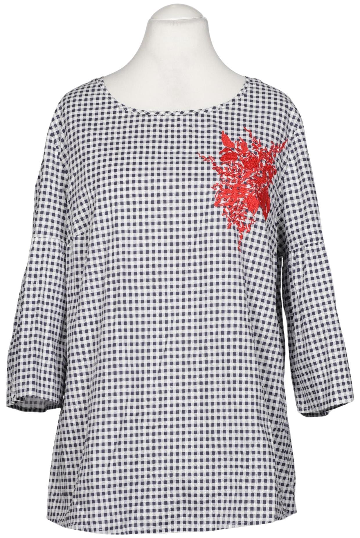 

sheego Damen Bluse, mehrfarbig, Gr. 46