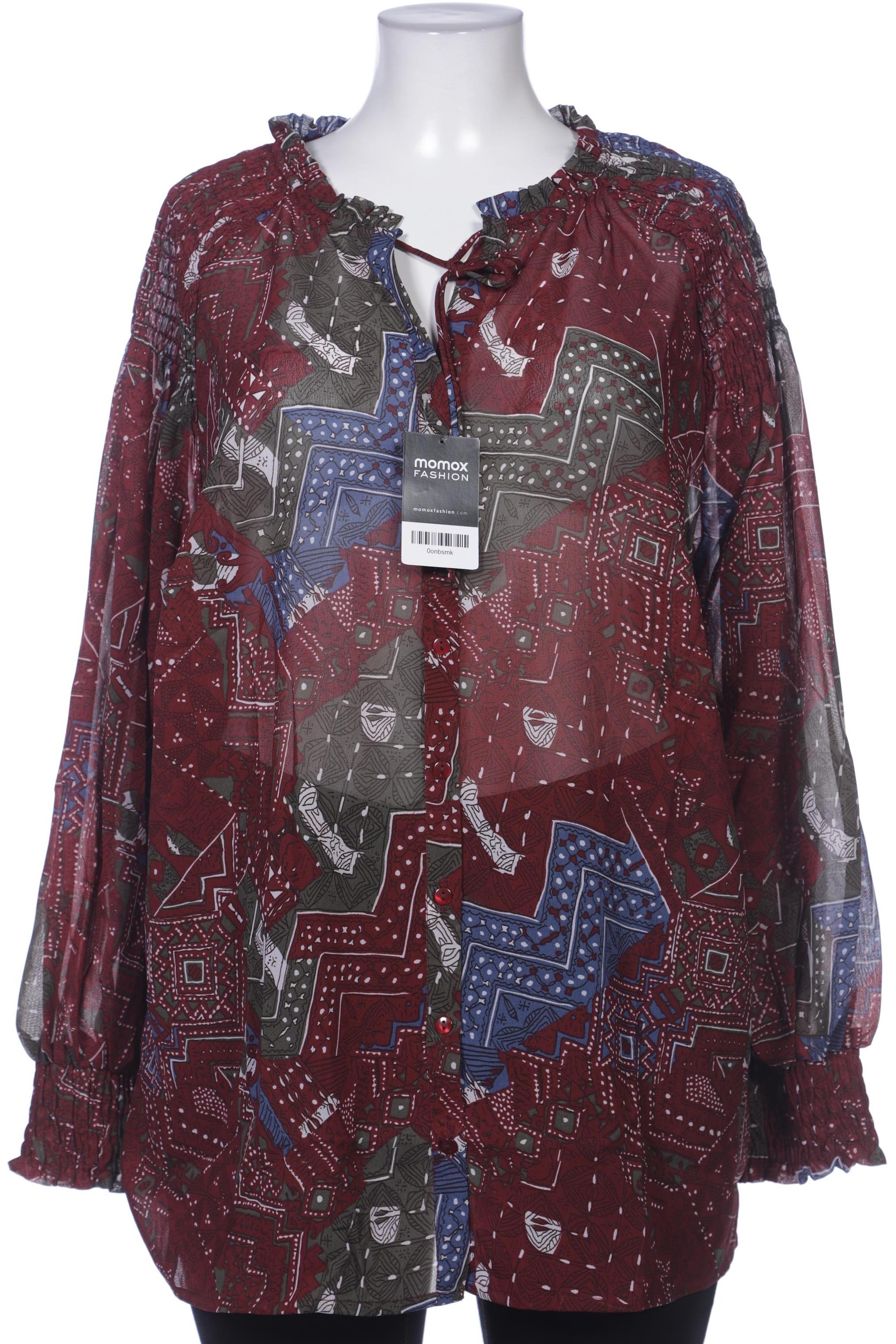 

sheego Damen Bluse, bordeaux, Gr. 50