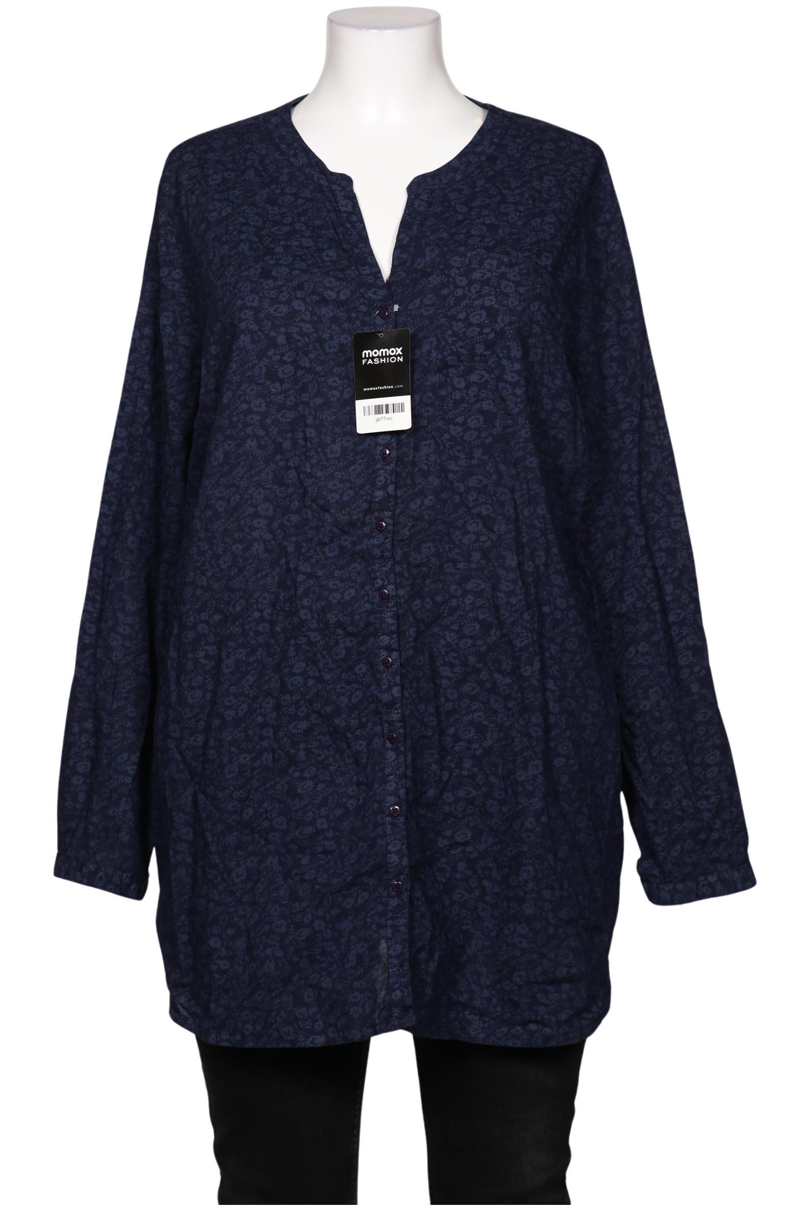 

sheego Damen Bluse, marineblau, Gr. 52