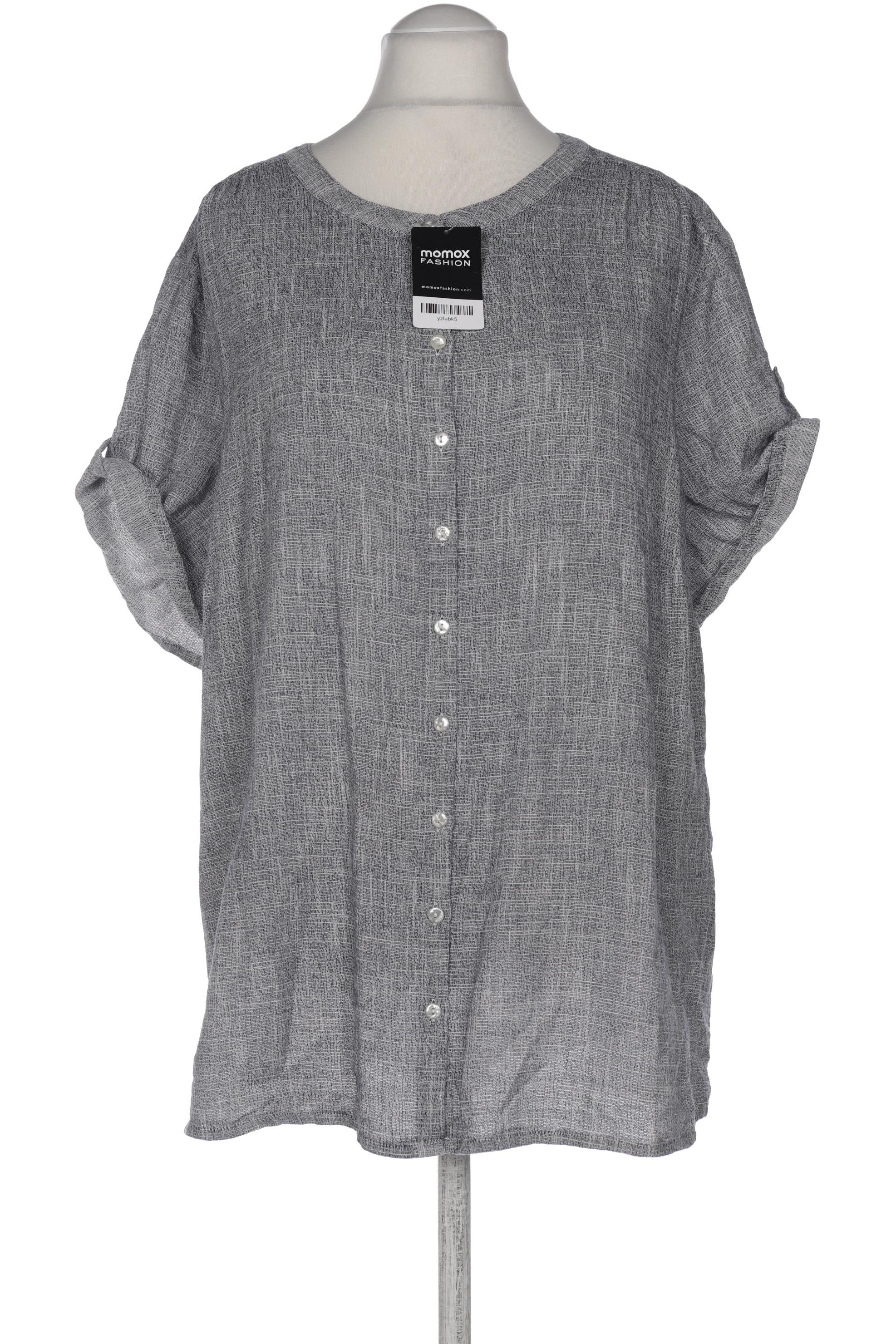 

sheego Damen Bluse, grau, Gr. 54