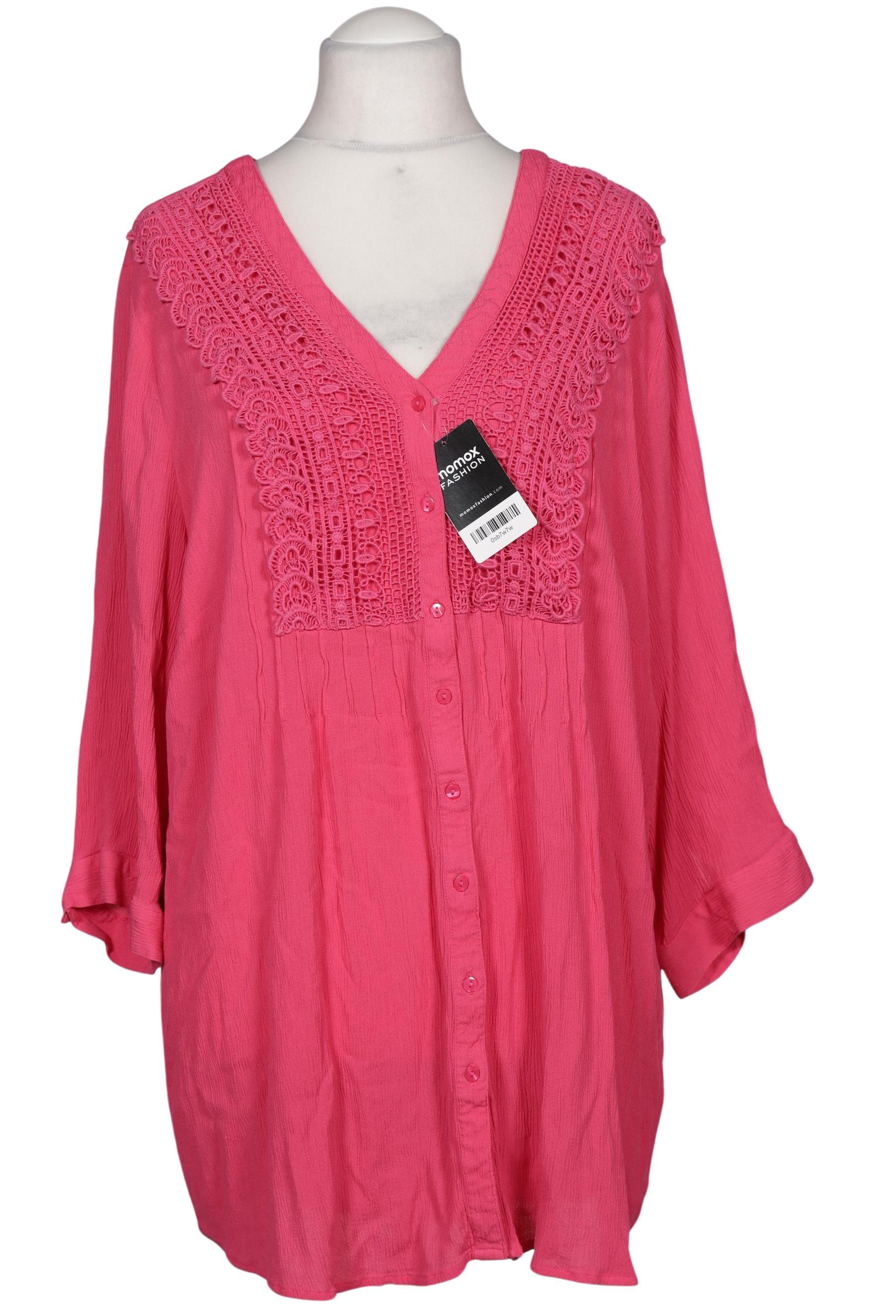 

sheego Damen Bluse, pink, Gr. 46