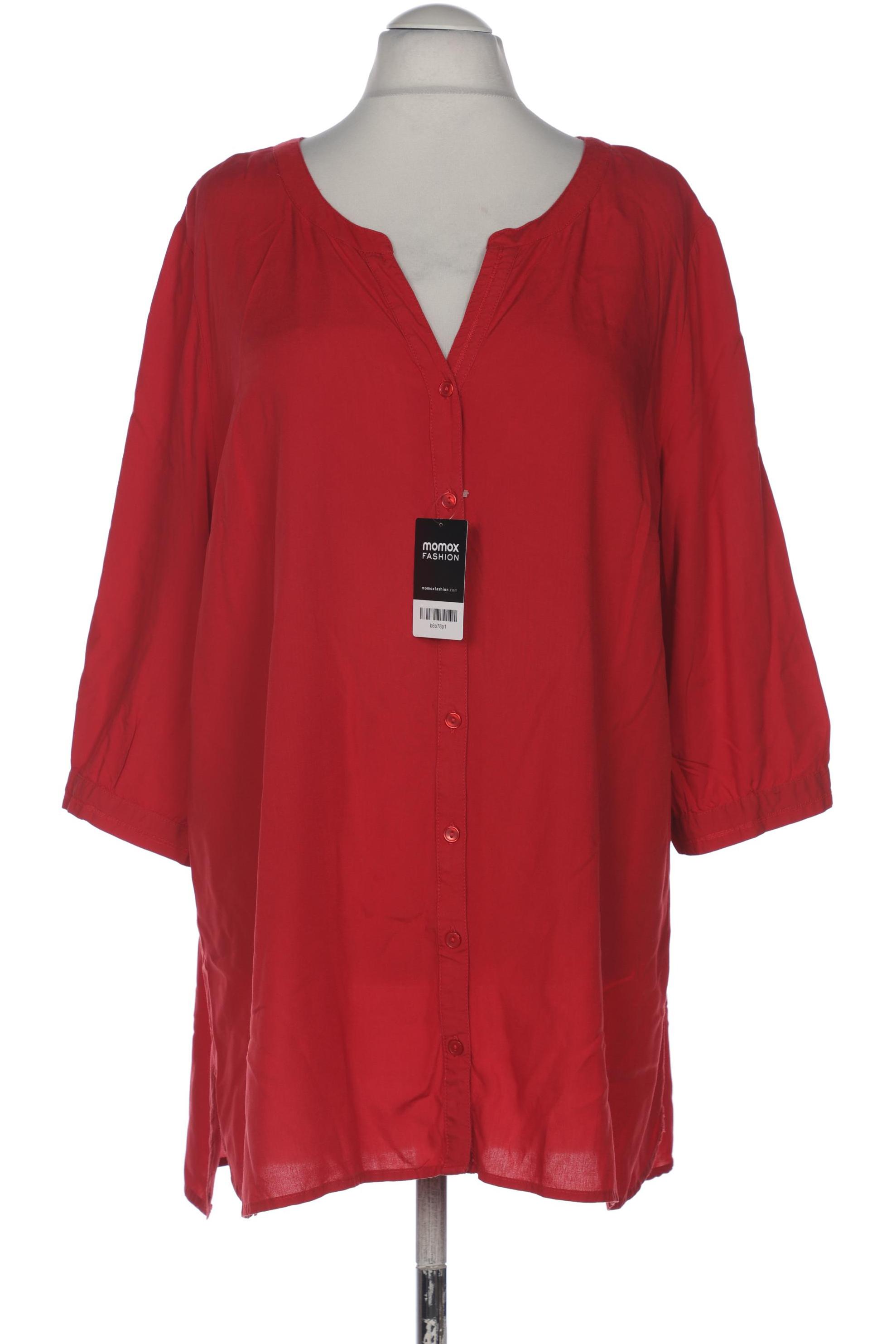 

sheego Damen Bluse, rot, Gr. 56