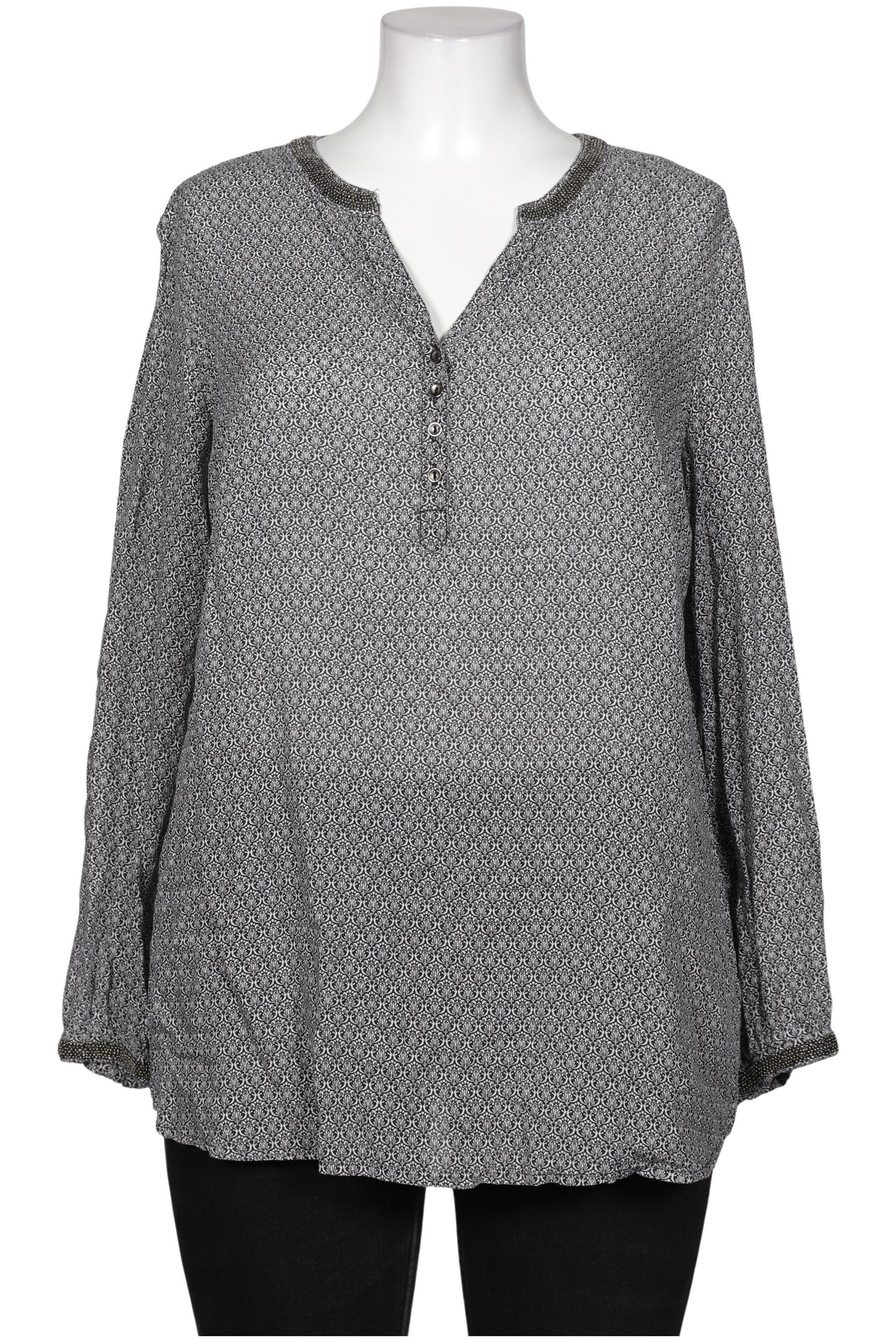 

sheego Damen Bluse, grau, Gr. 46