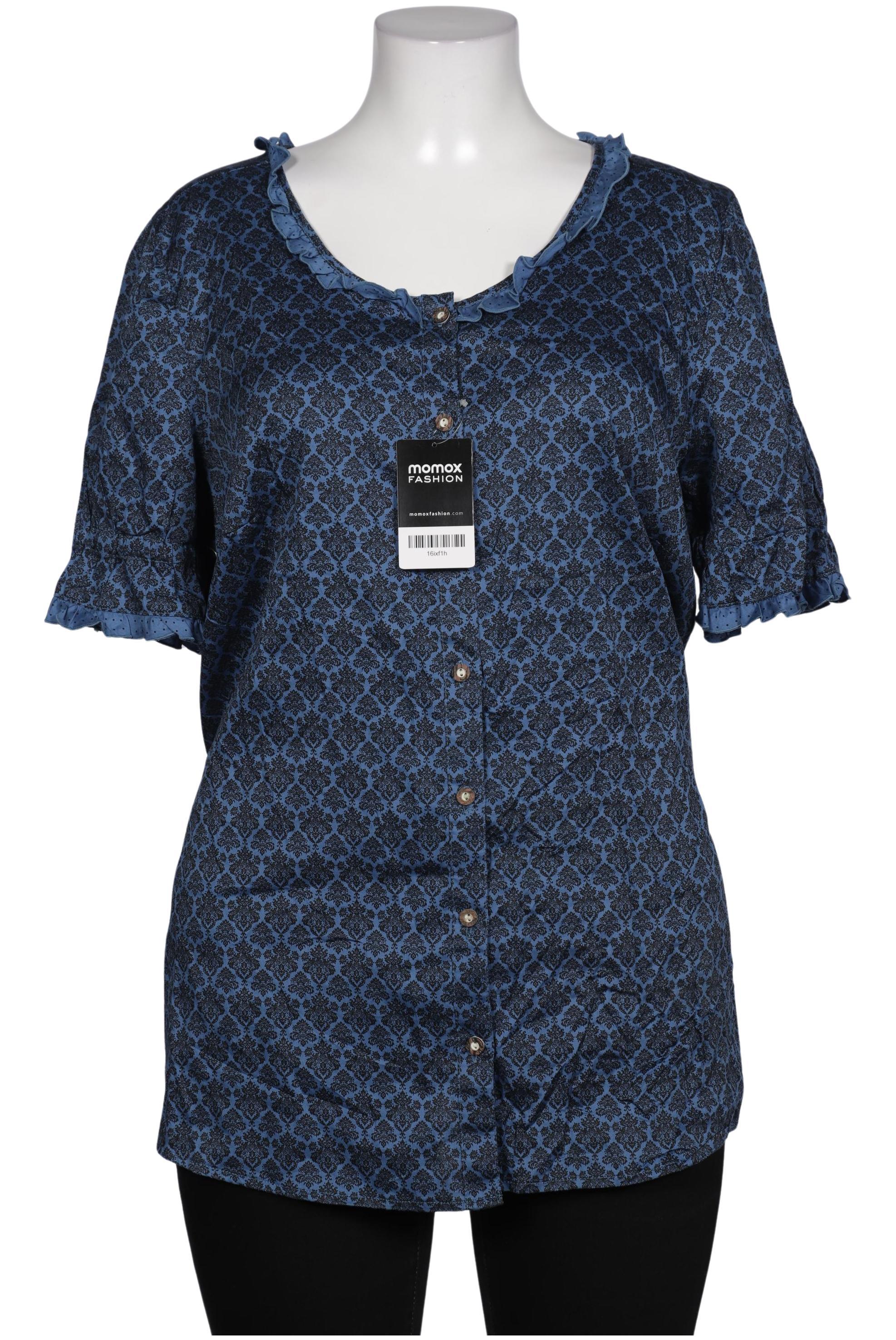 

sheego Damen Bluse, blau, Gr. 48