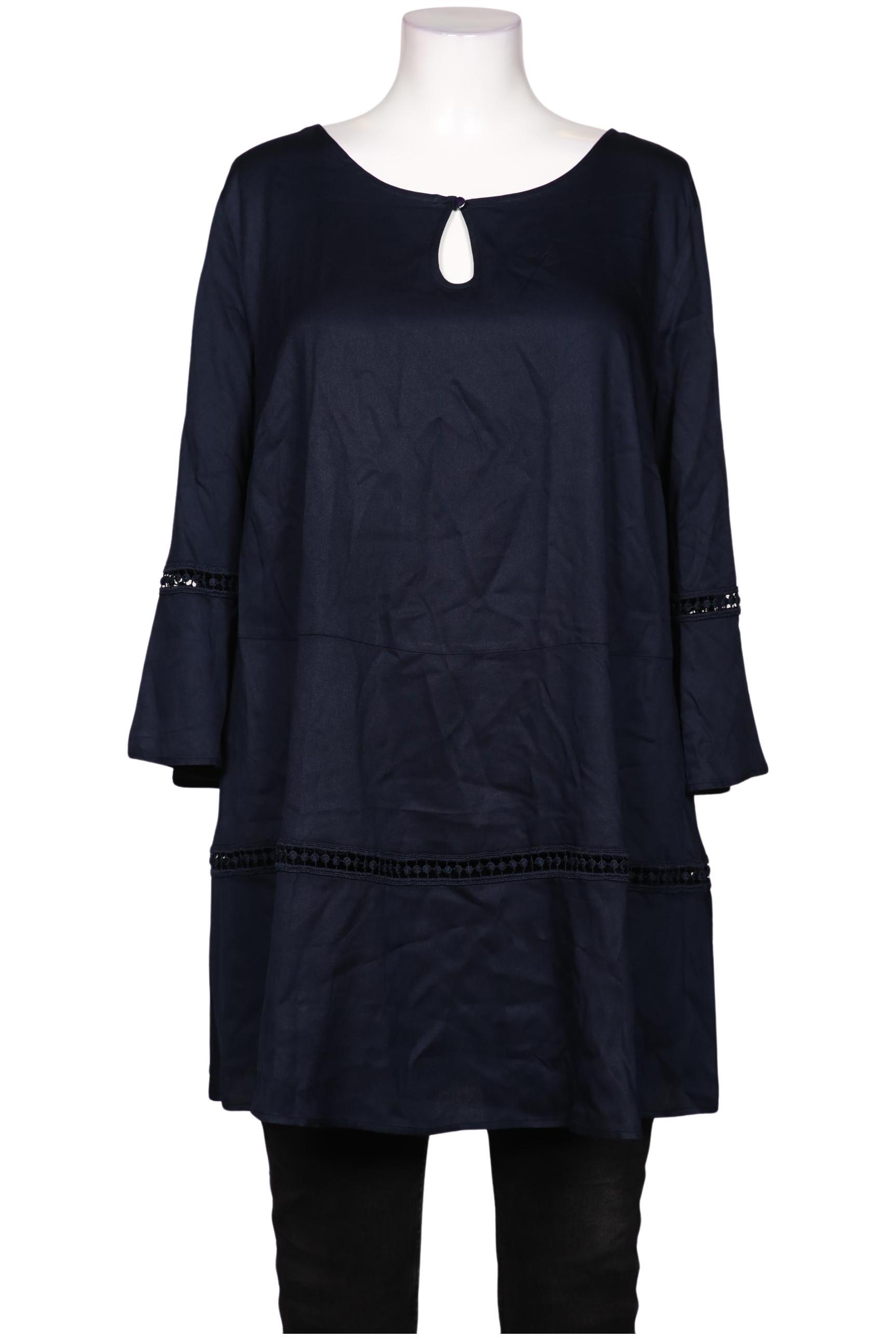 

sheego Damen Bluse, marineblau, Gr. 48