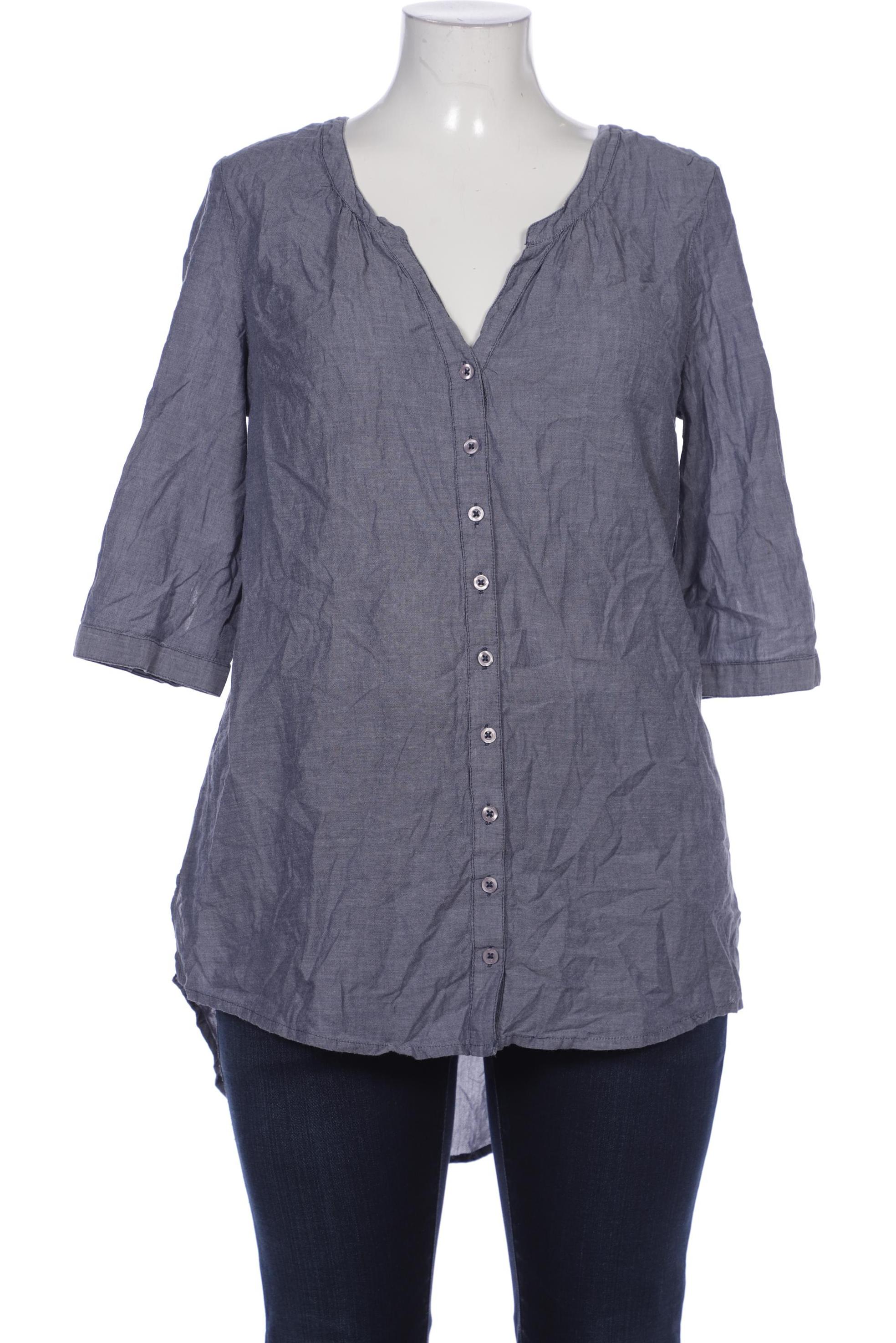 

sheego Damen Bluse, blau, Gr. 46