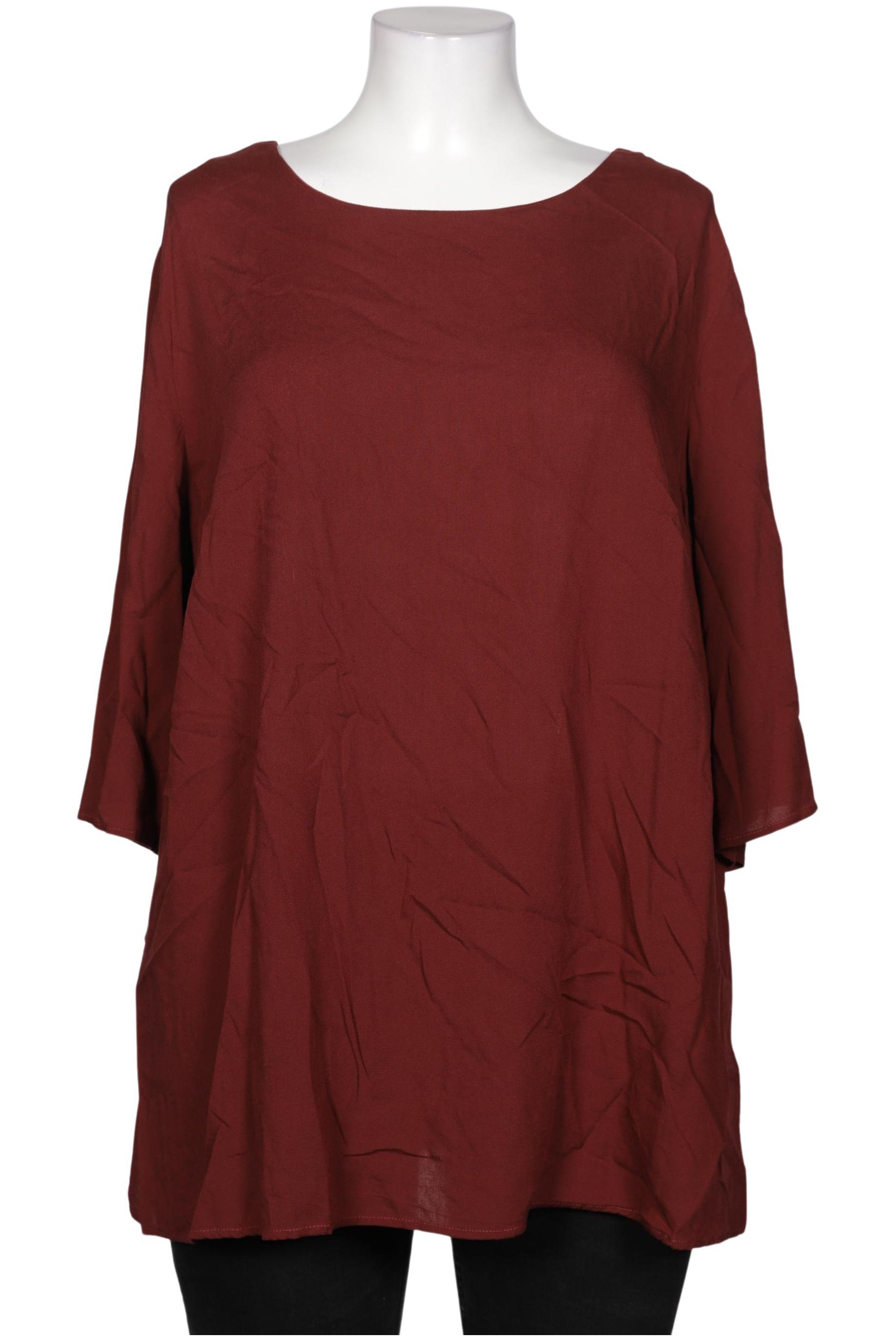 

sheego Damen Bluse, bordeaux, Gr. 52