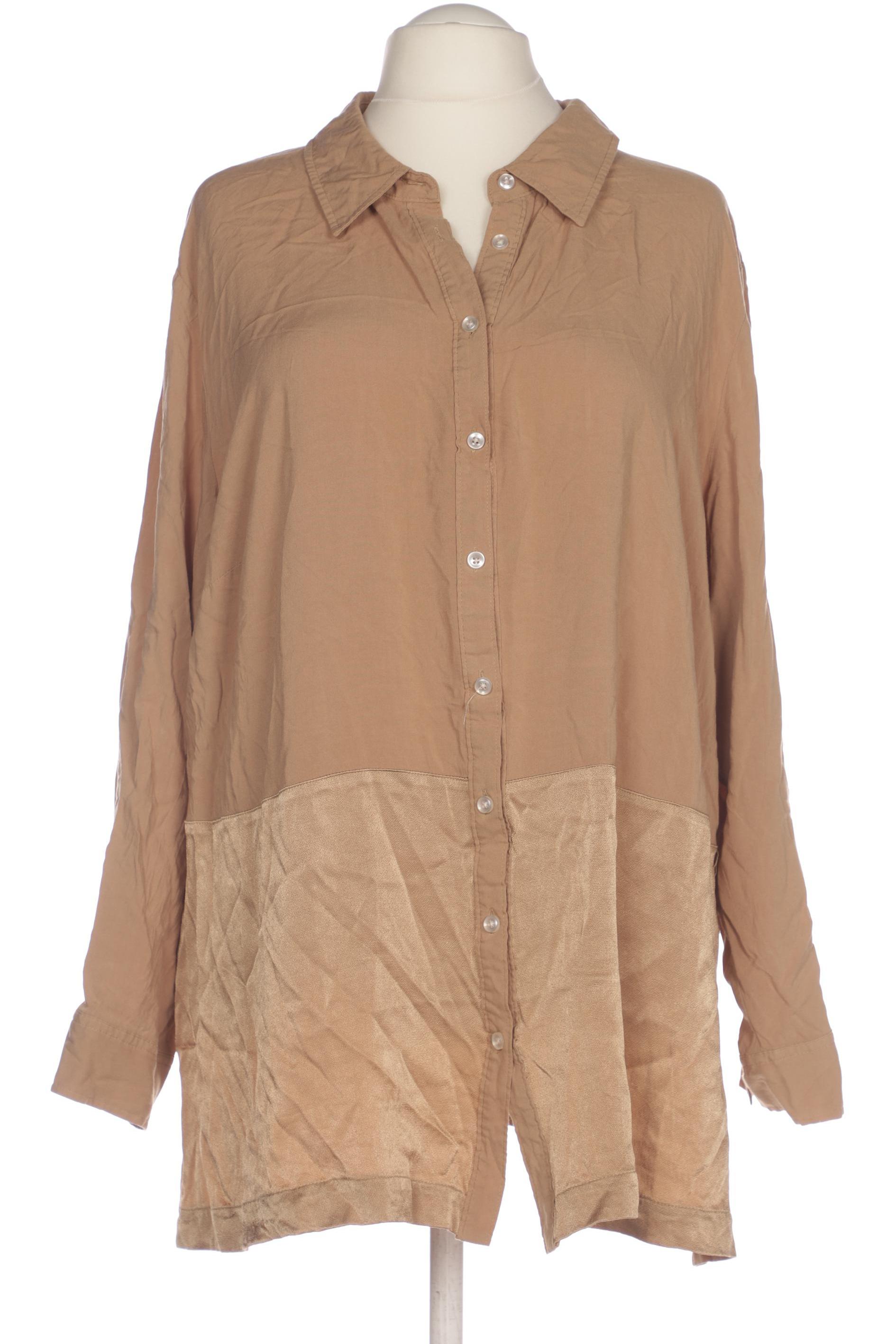 

sheego Damen Bluse, beige