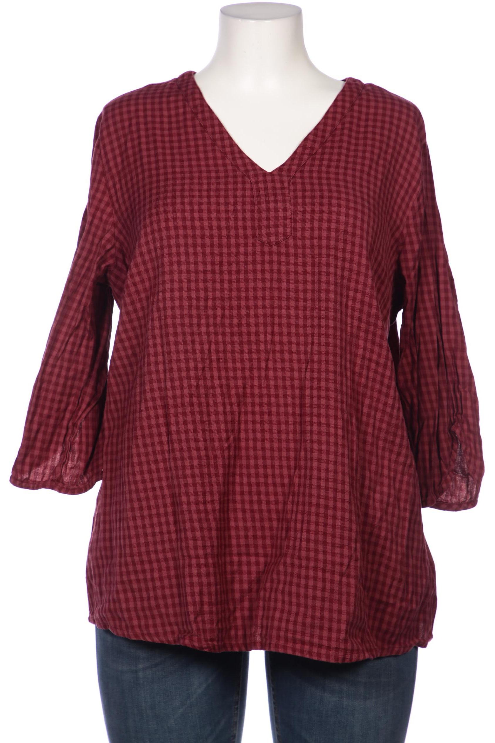 

sheego Damen Bluse, bordeaux, Gr. 48