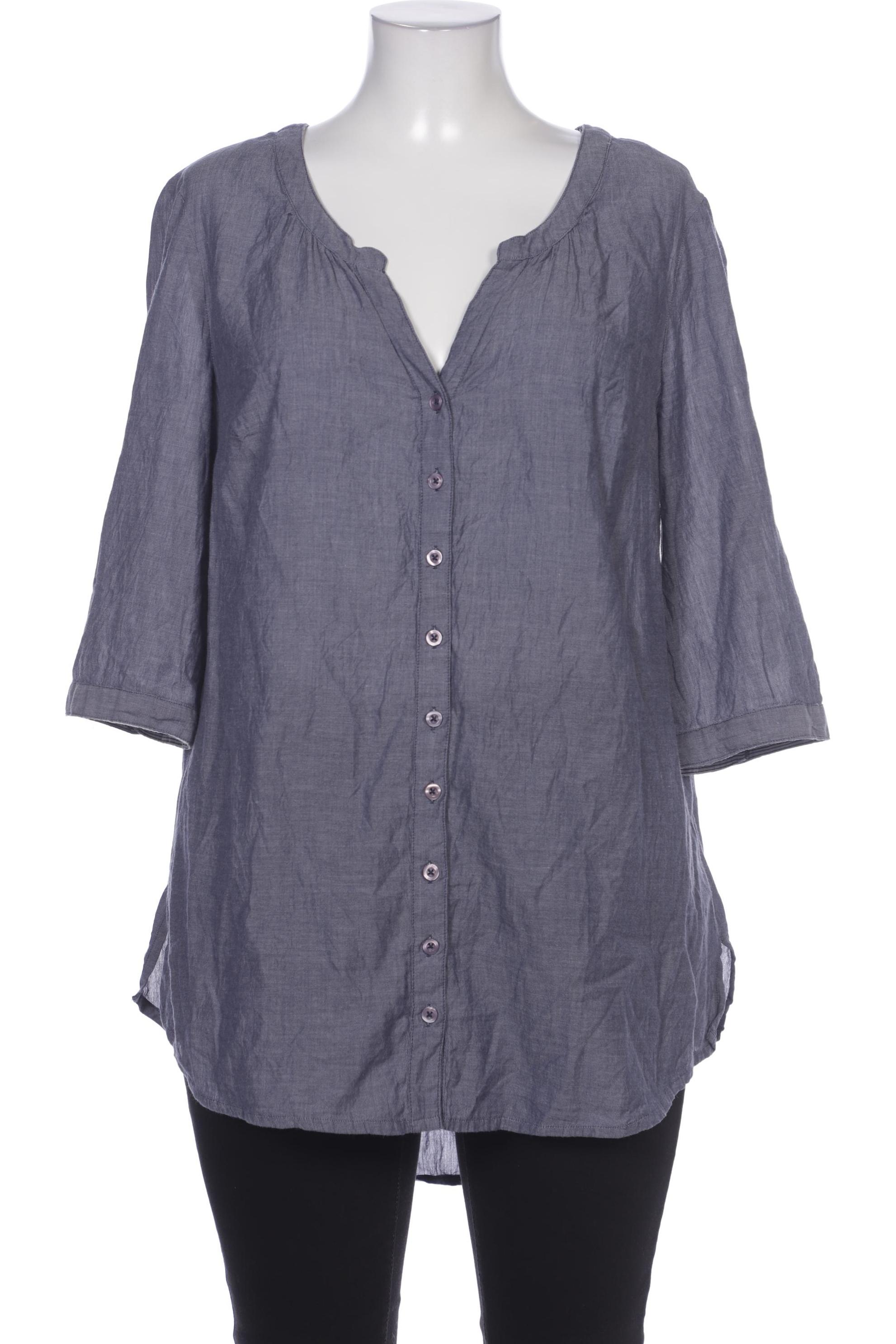 

sheego Damen Bluse, blau, Gr. 44