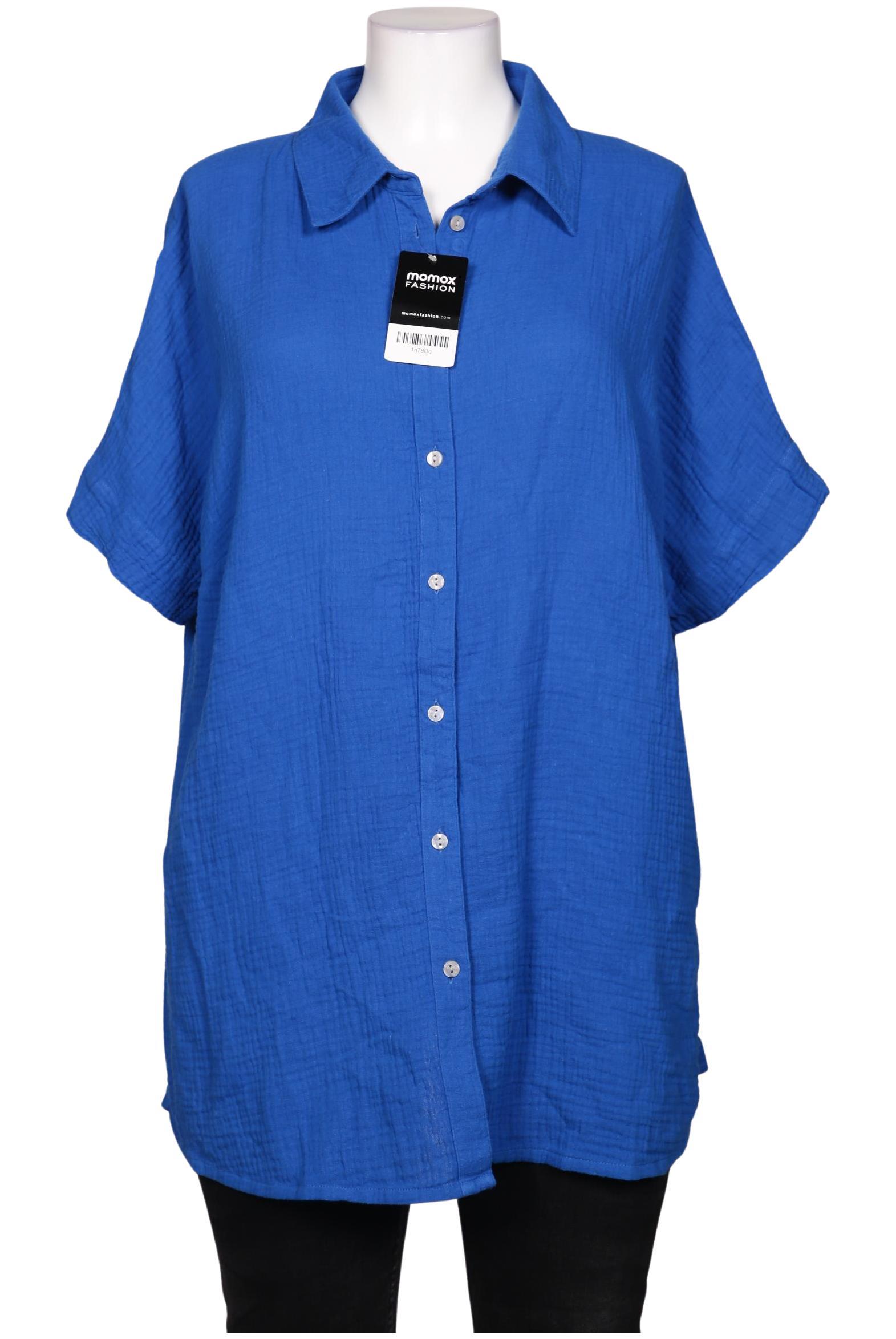 

sheego Damen Bluse, blau, Gr. 48
