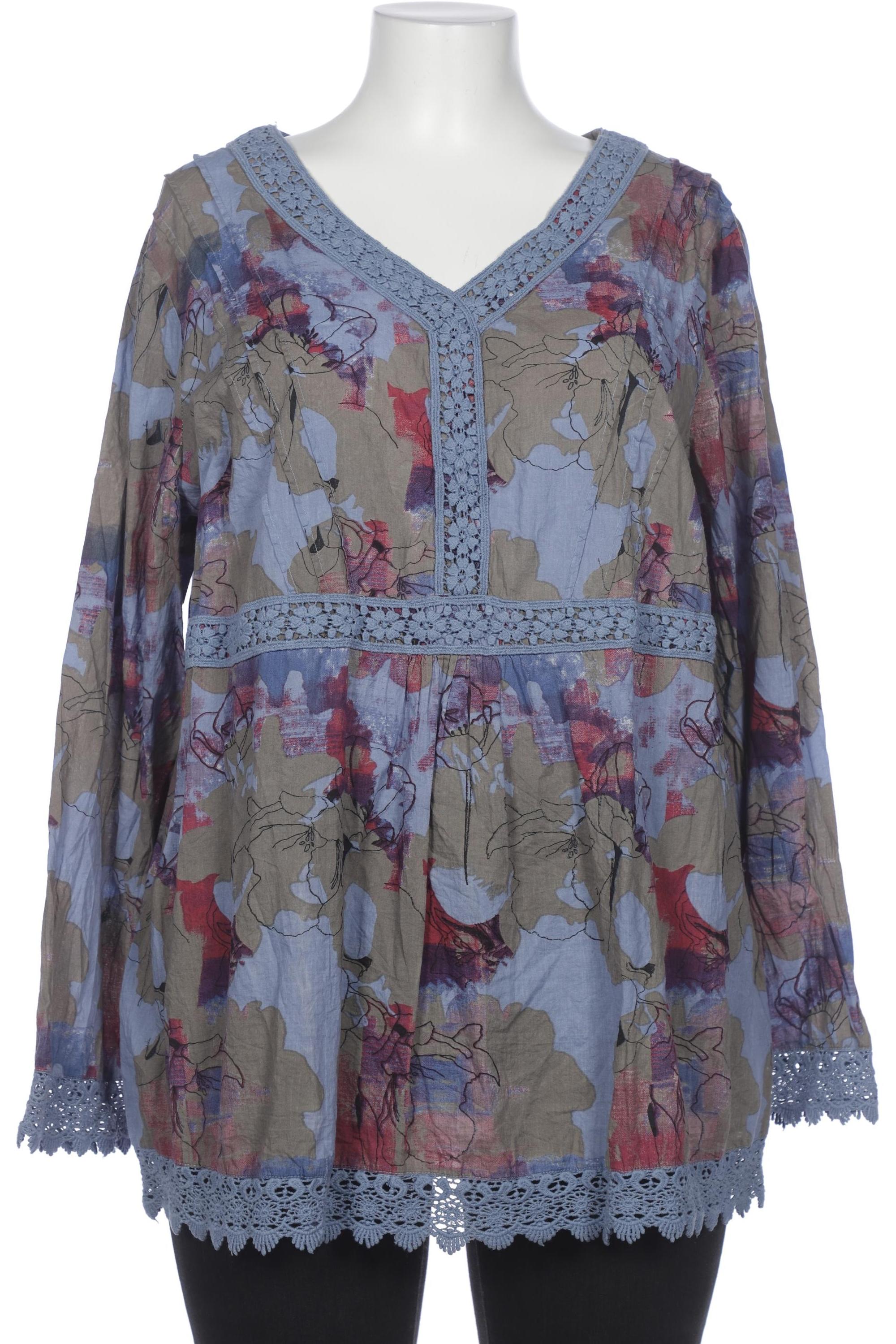 

sheego Damen Bluse, blau, Gr. 48