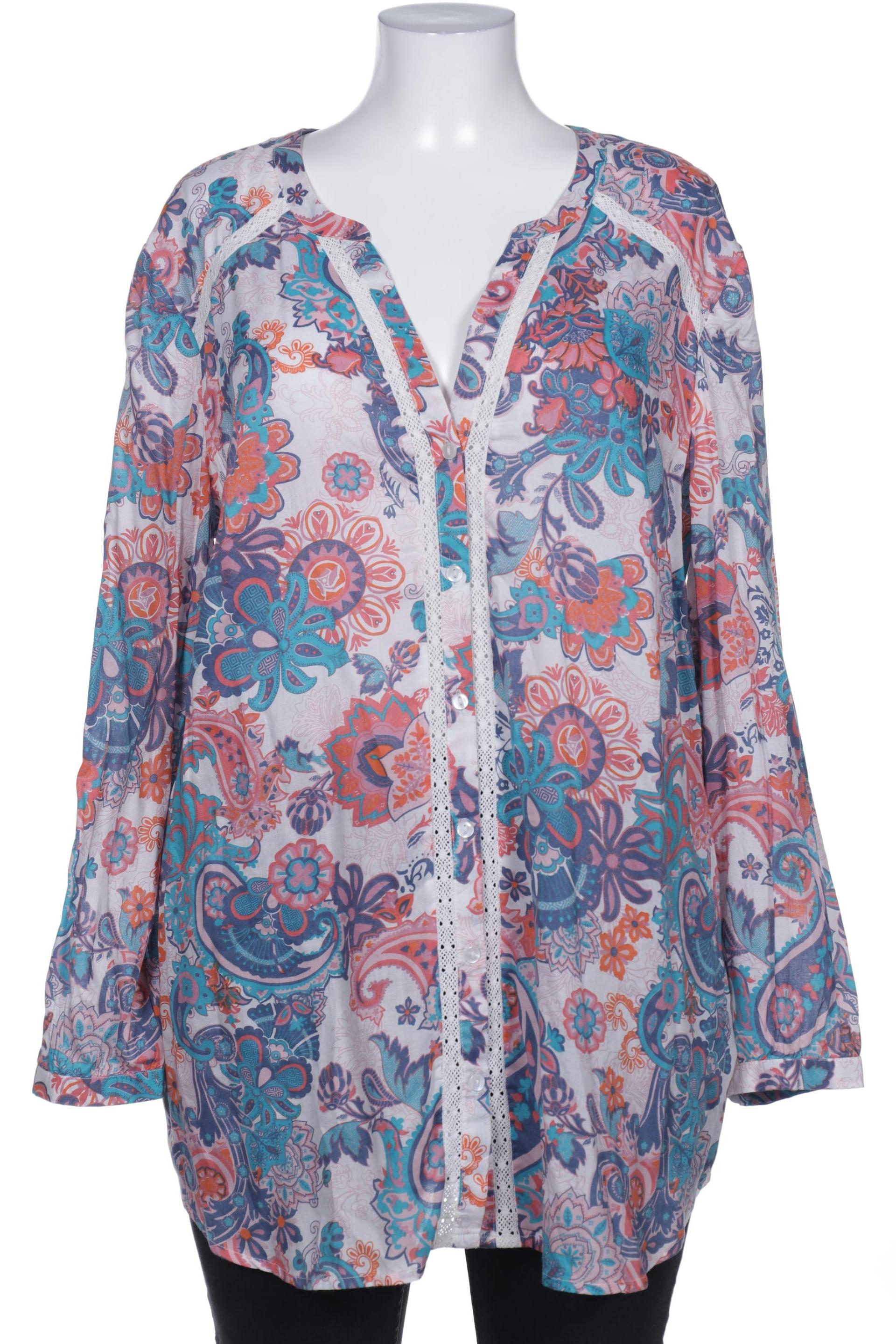 

sheego Damen Bluse, blau