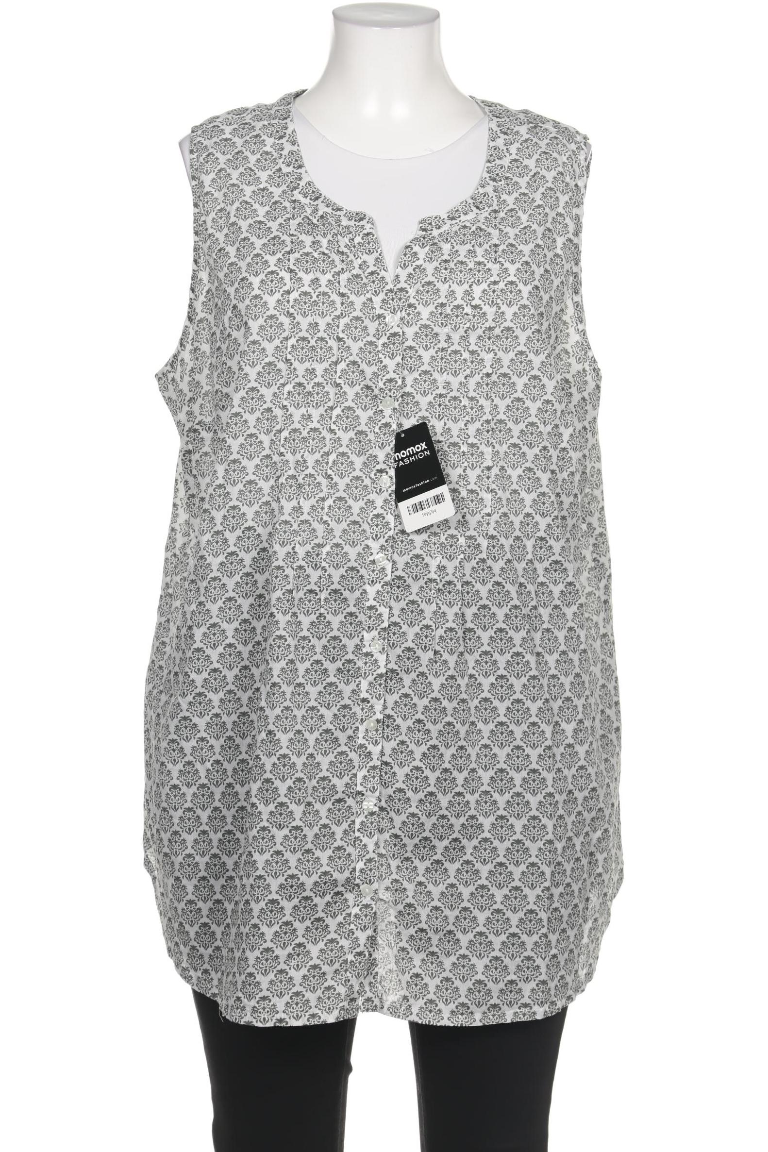 

sheego Damen Bluse, weiß, Gr. 48