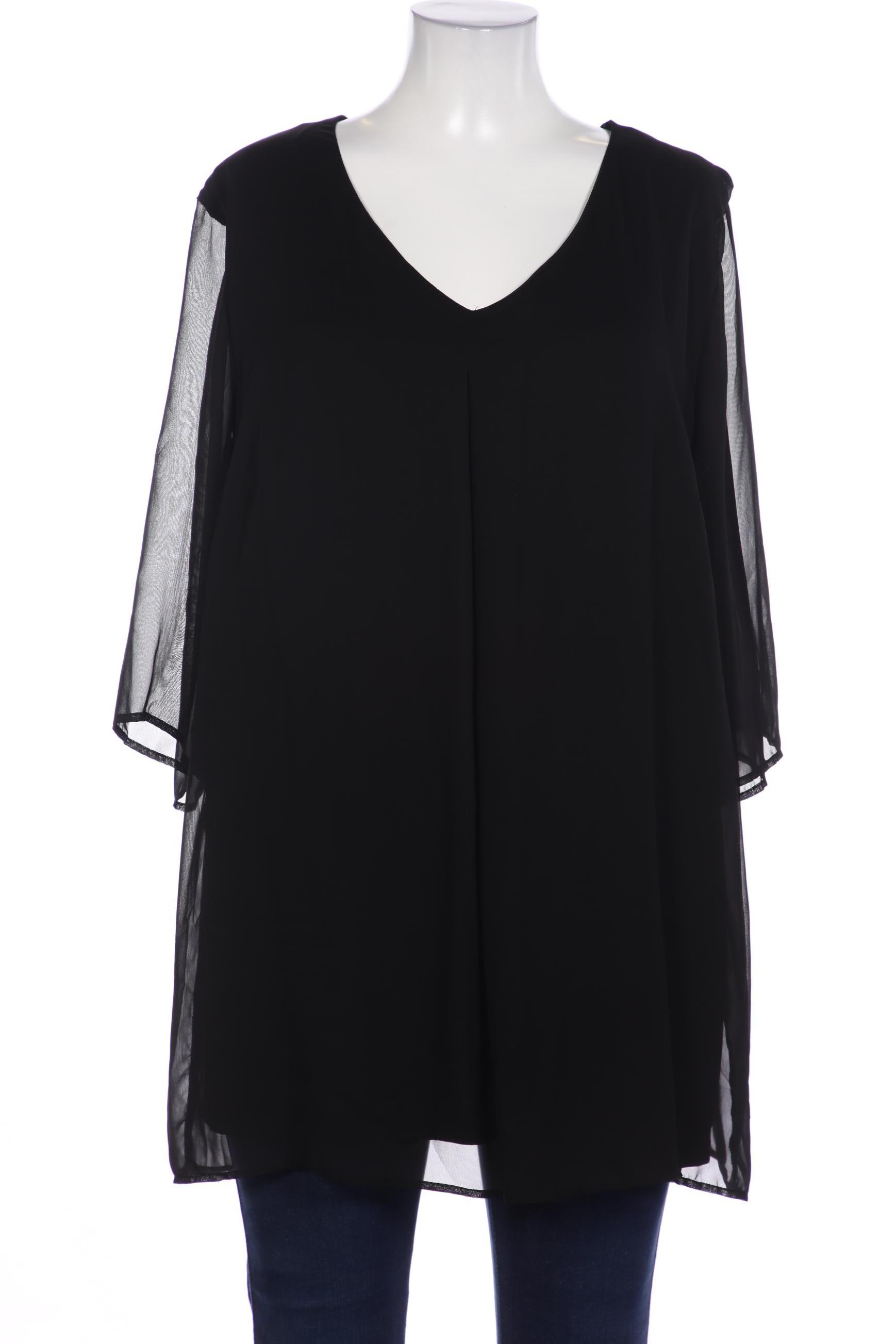 

sheego Damen Bluse, schwarz