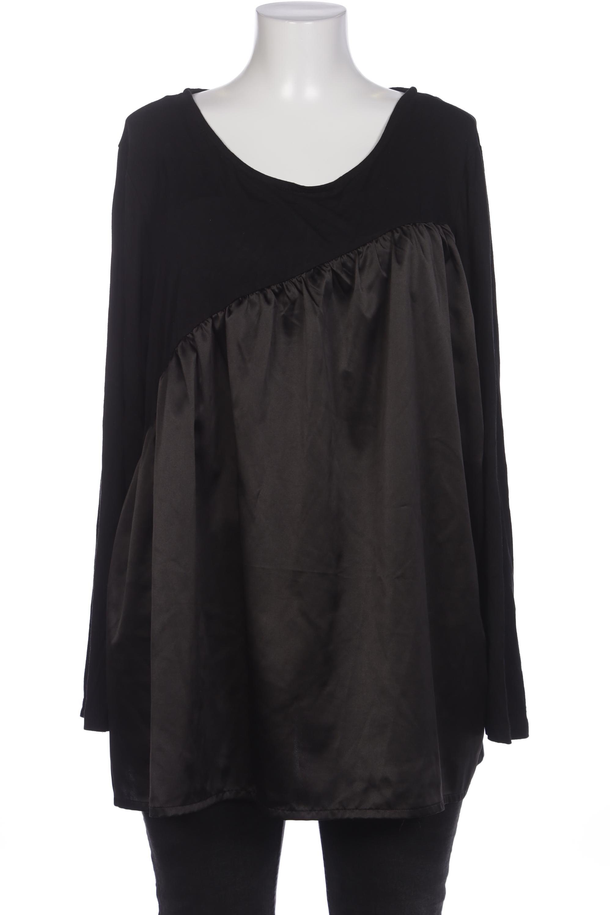 

sheego Damen Bluse, schwarz, Gr. 52