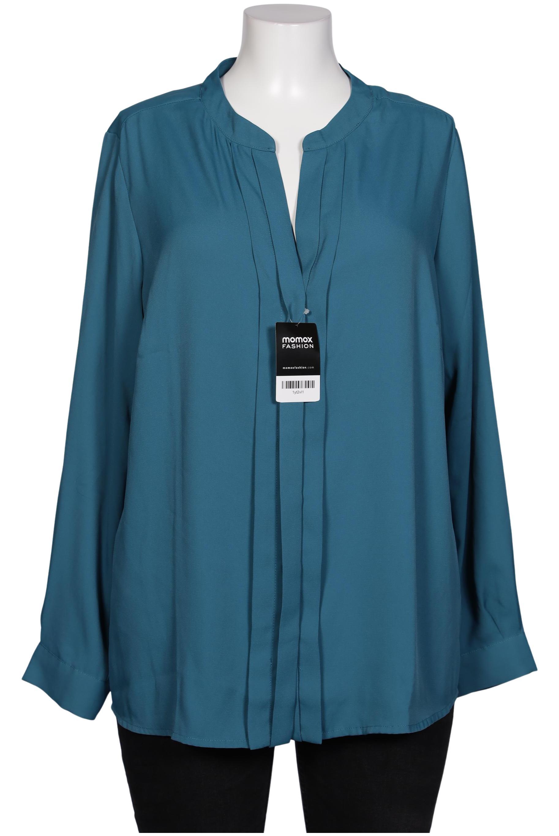 

sheego Damen Bluse, türkis, Gr. 48