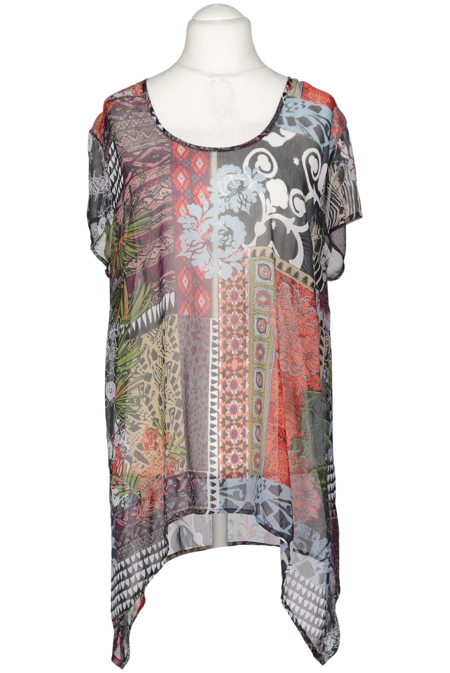 

sheego Damen Bluse, mehrfarbig, Gr. 48