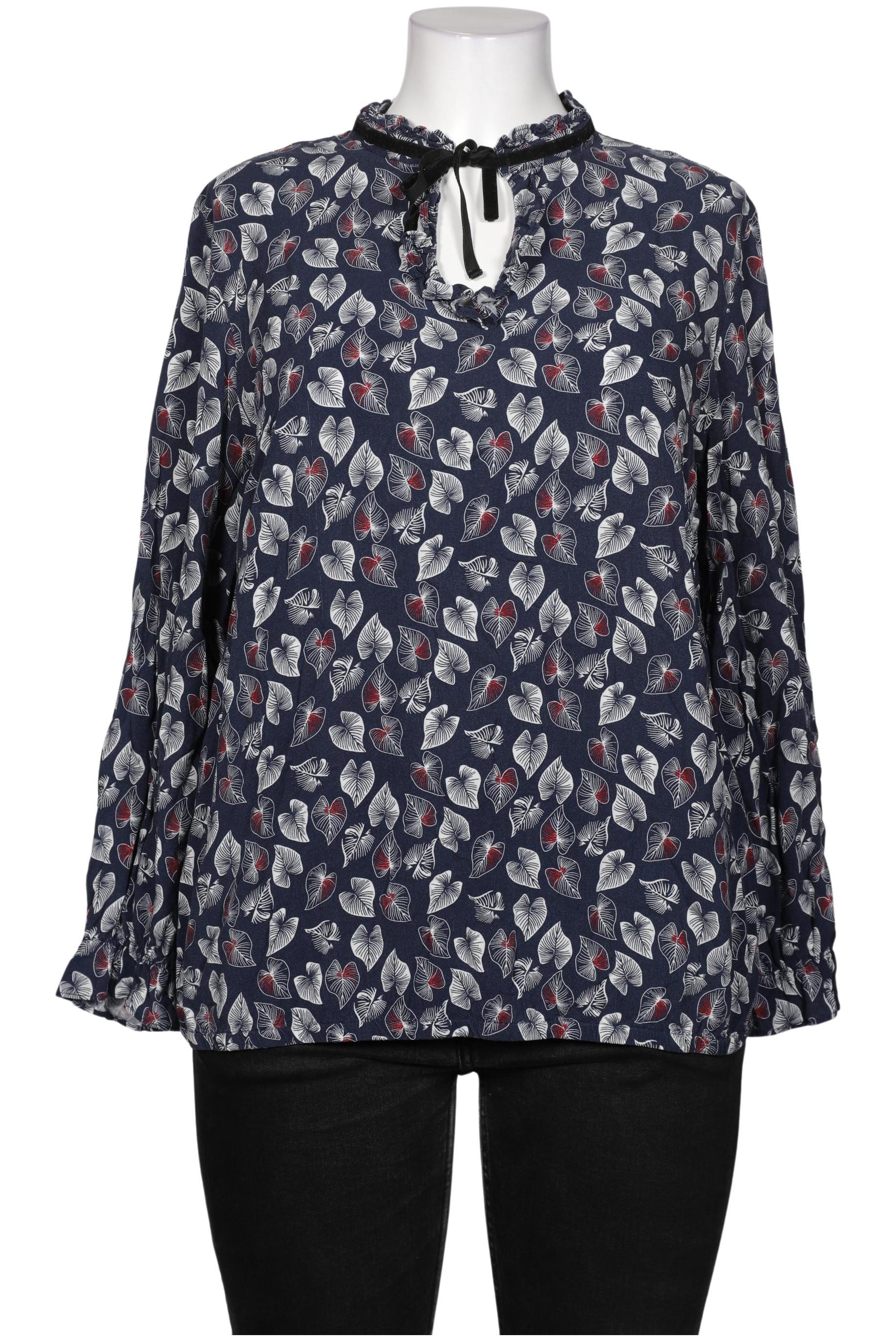 

sheego Damen Bluse, marineblau, Gr. 46