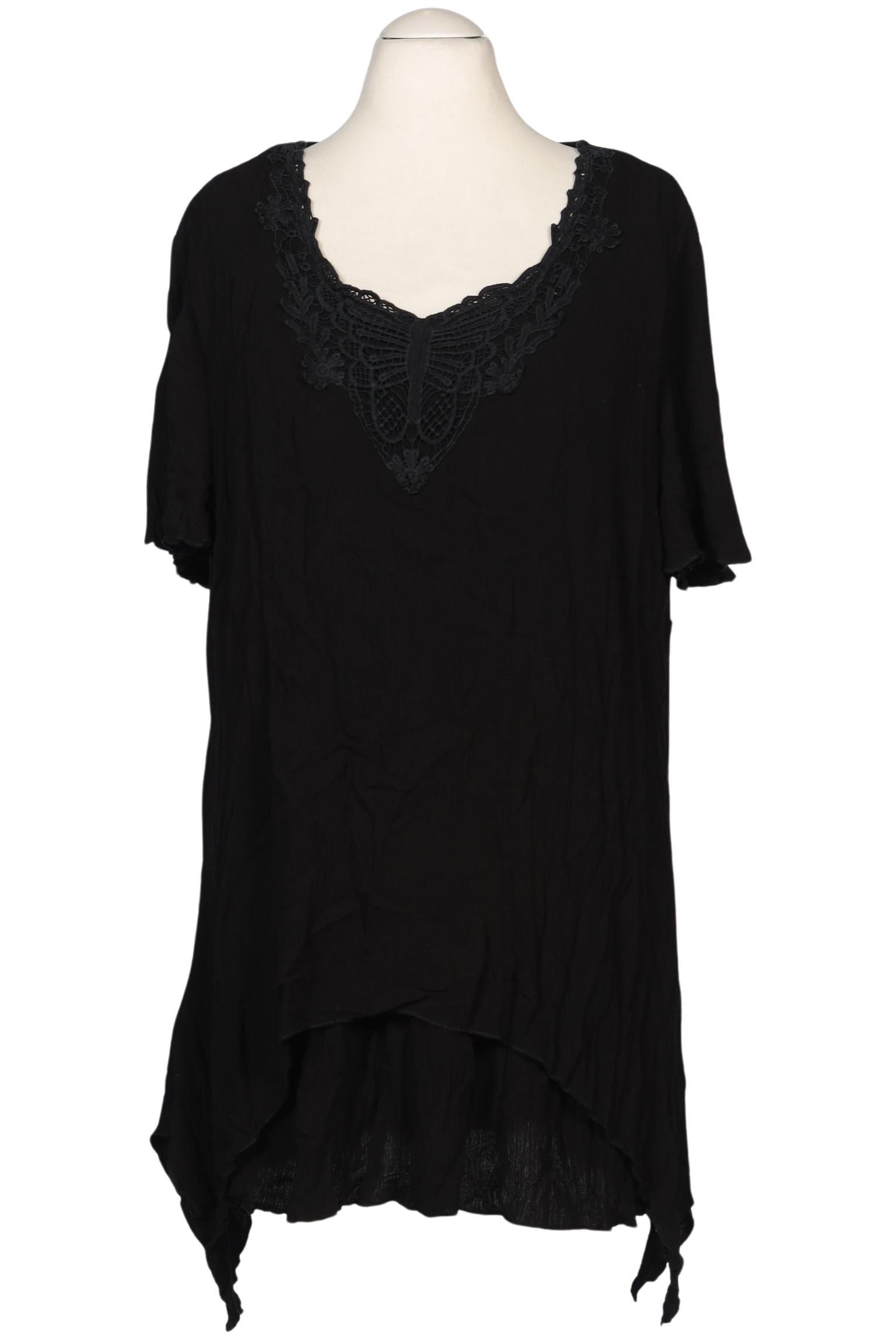 

sheego Damen Bluse, schwarz, Gr. 52