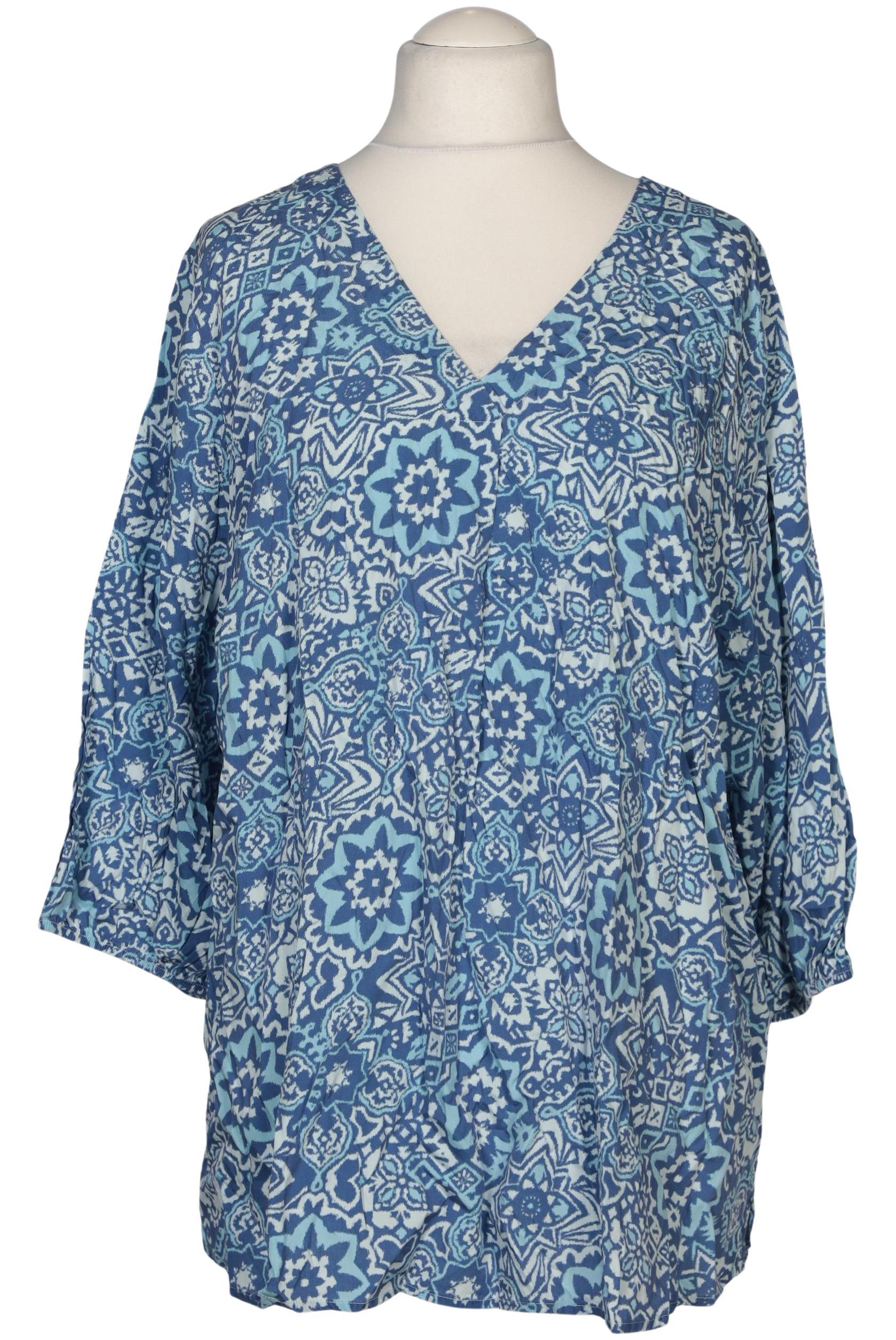 

sheego Damen Bluse, hellblau, Gr. 46