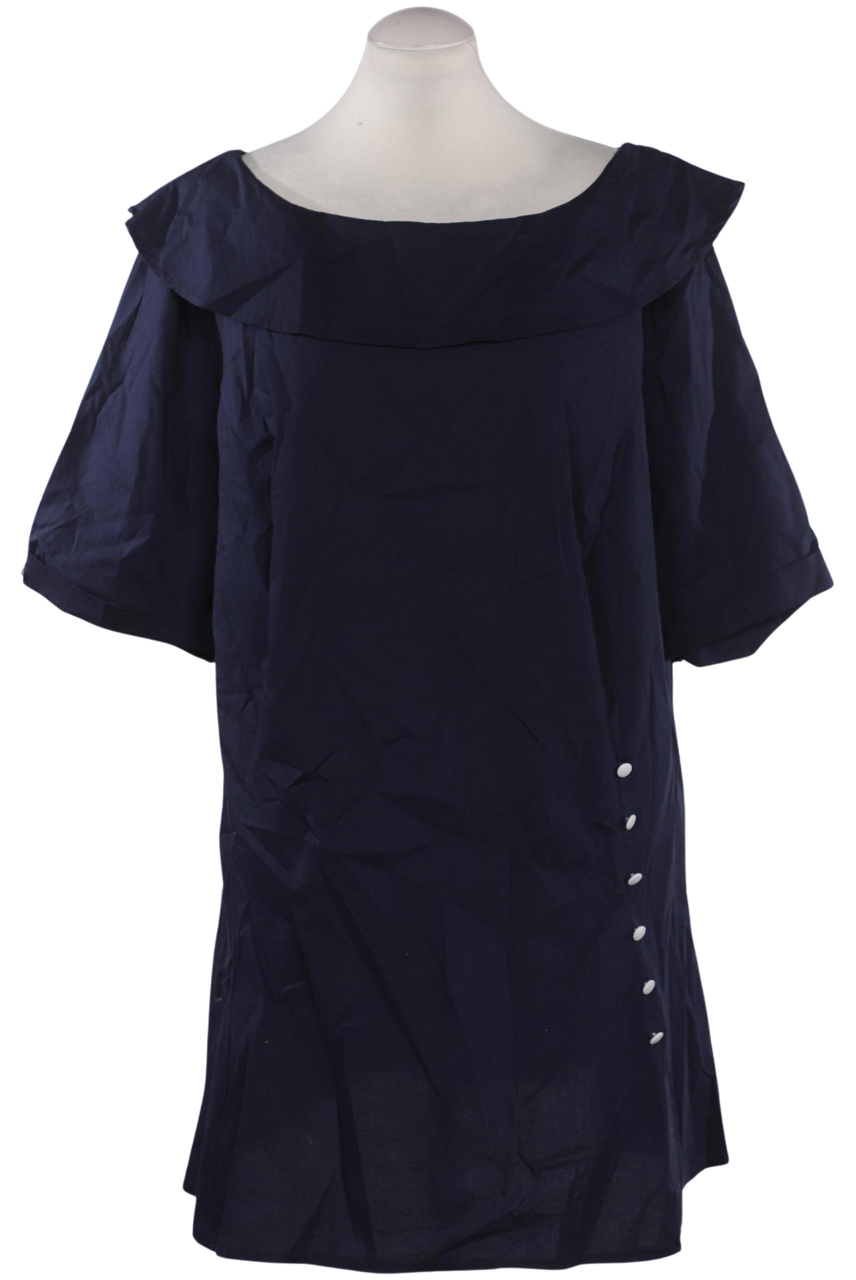 

sheego Damen Bluse, marineblau, Gr. 46