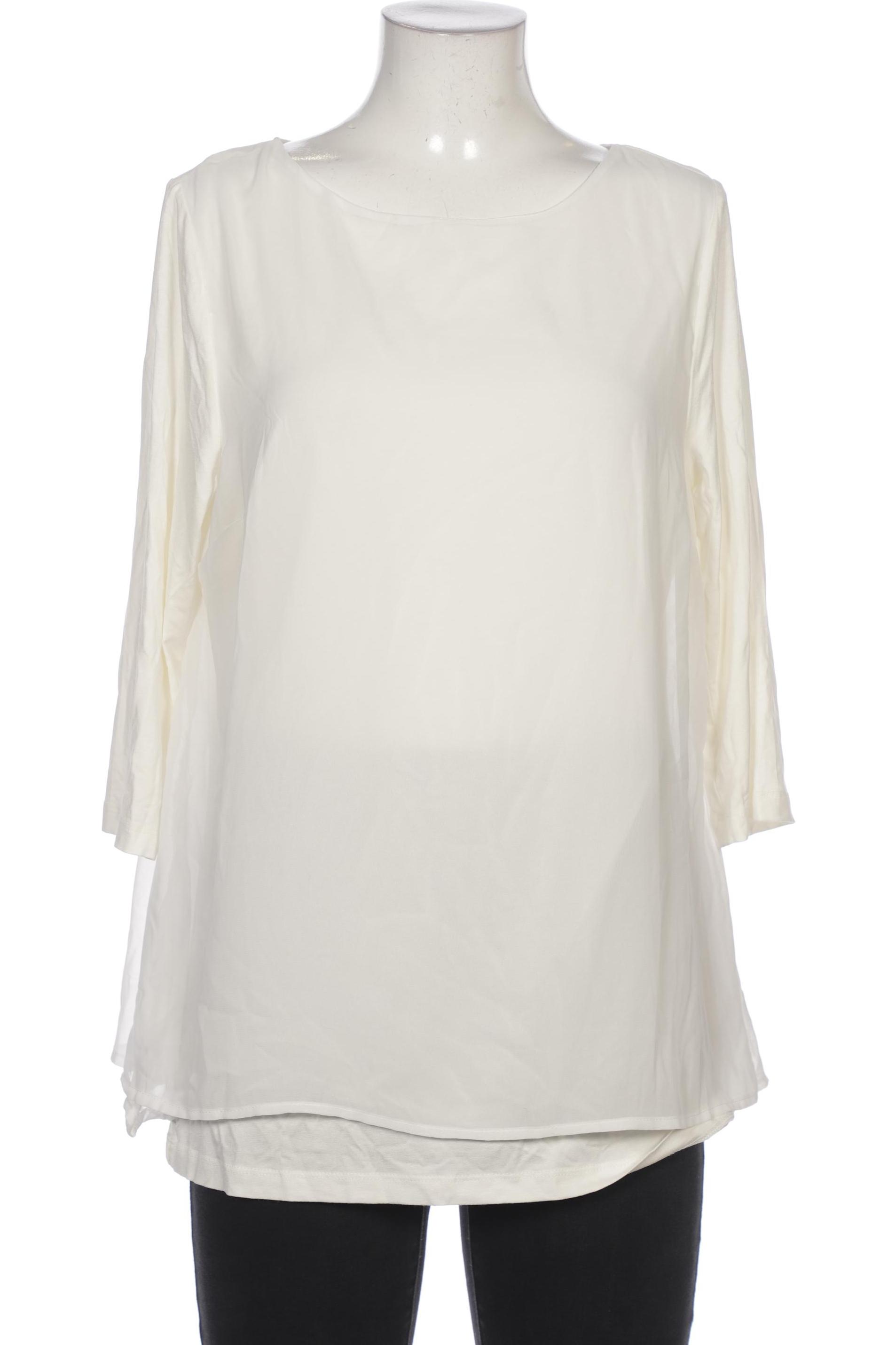 

sheego Damen Bluse, weiß