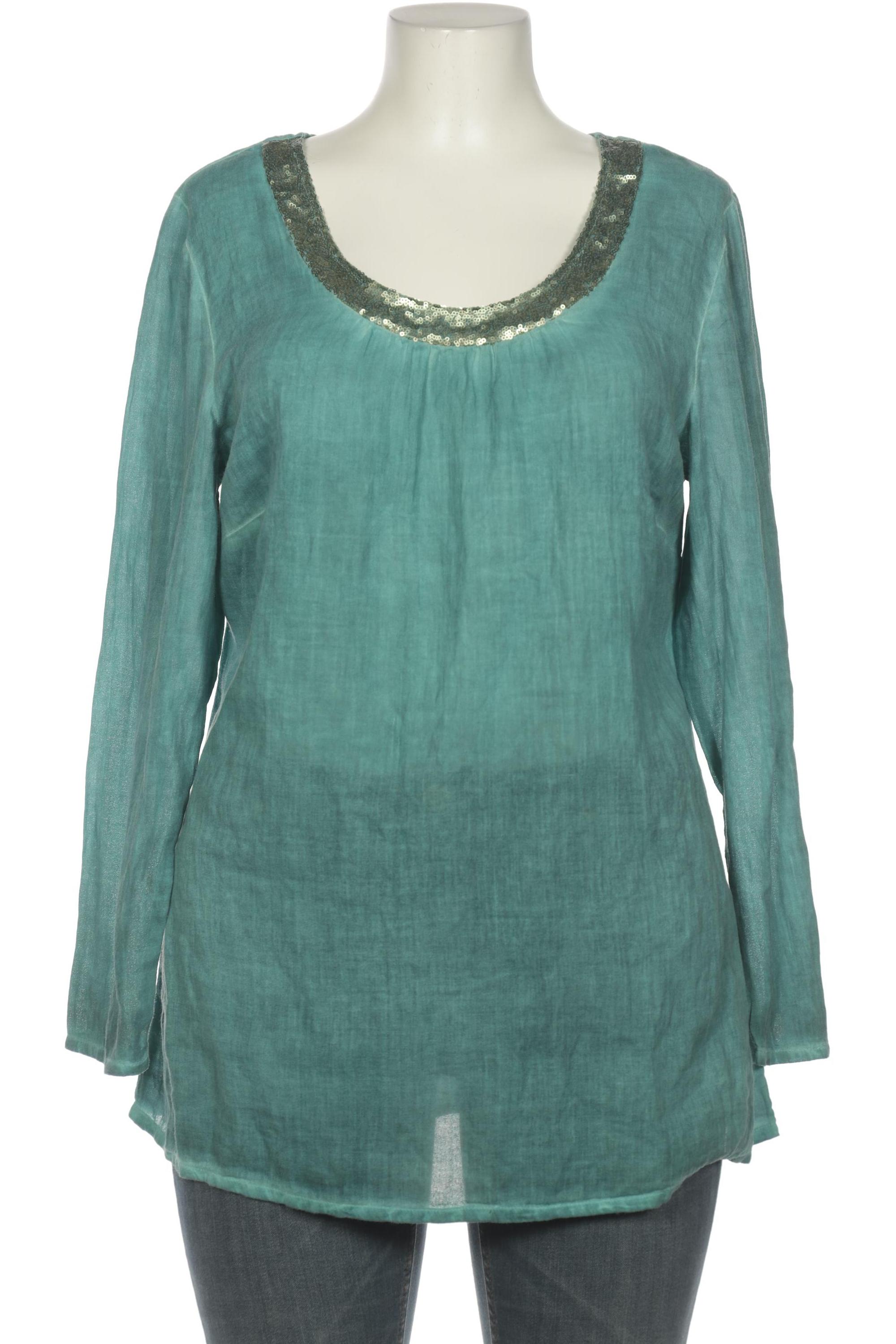 

sheego Damen Bluse, türkis, Gr. 46