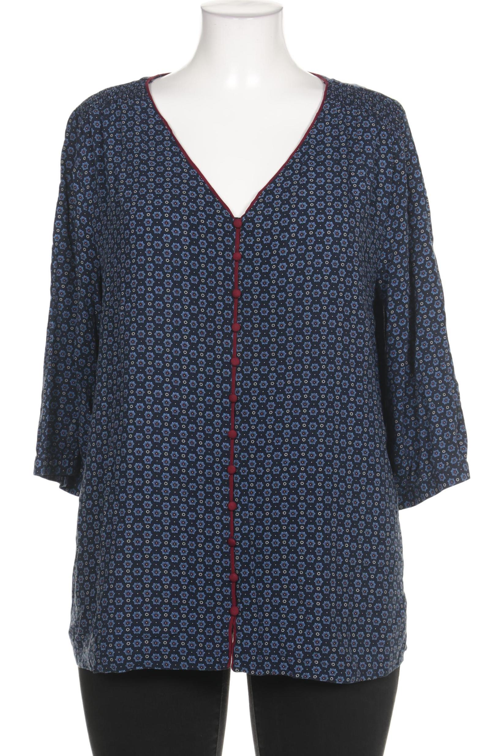 

sheego Damen Bluse, marineblau, Gr. 46