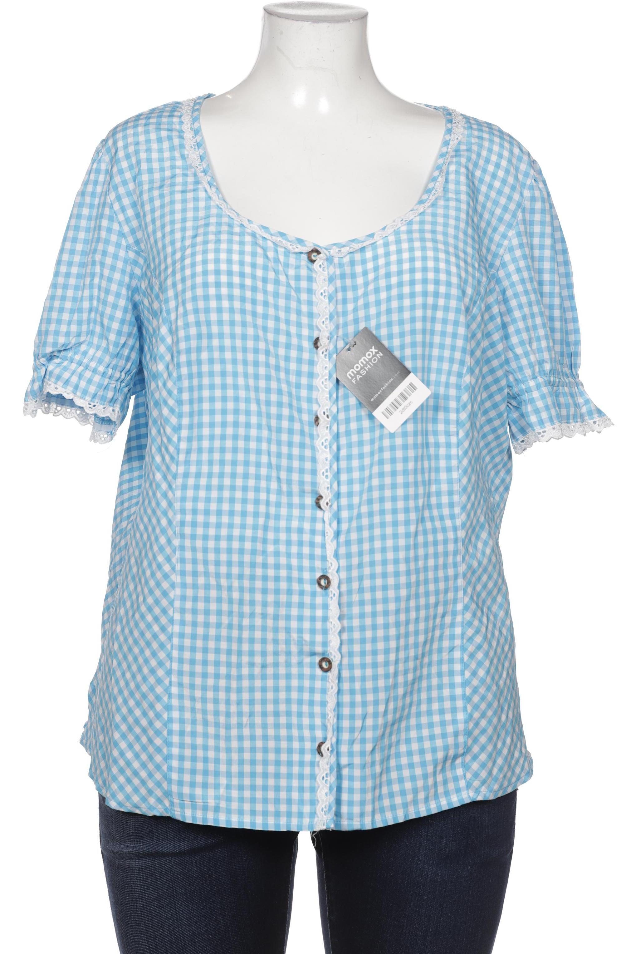 

sheego Damen Bluse, blau, Gr. 52