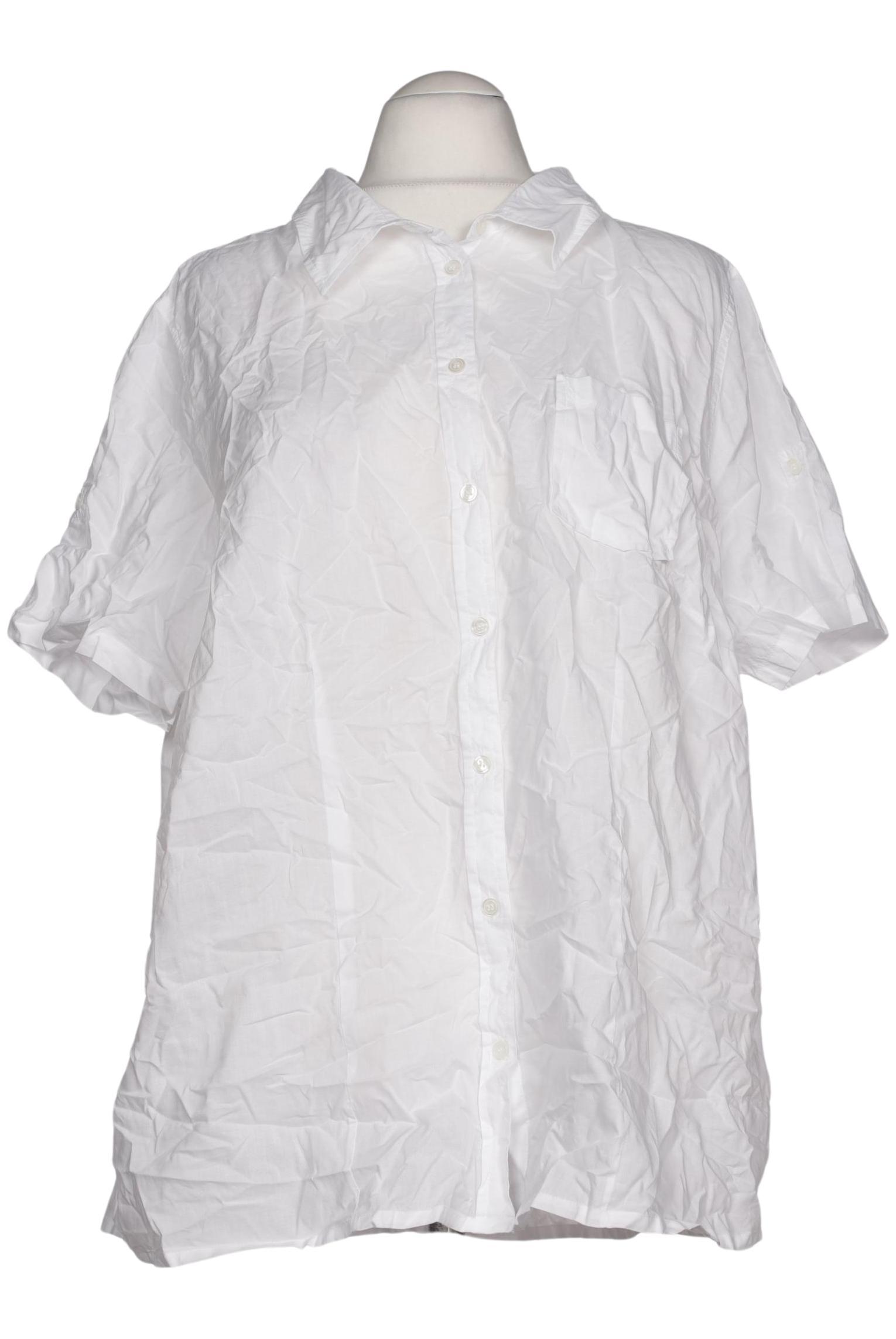 

sheego Damen Bluse, weiß, Gr. 52