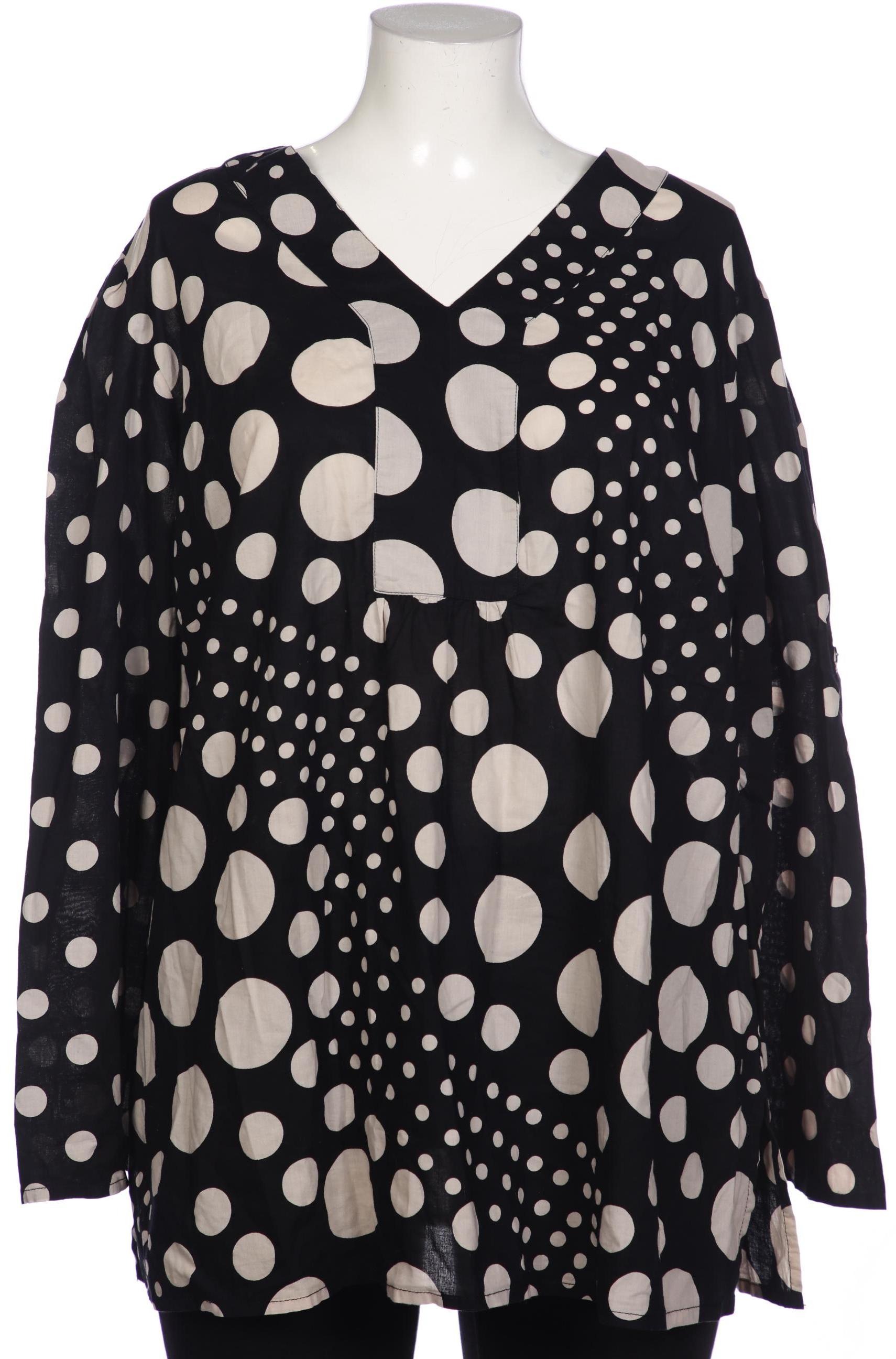 

sheego Damen Bluse, schwarz, Gr. 50