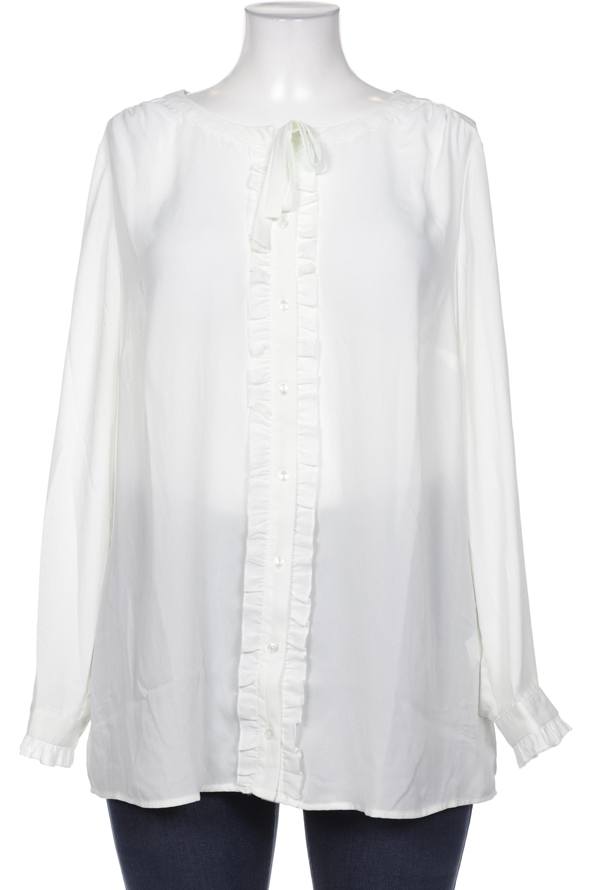 

sheego Damen Bluse, cremeweiß, Gr. 46