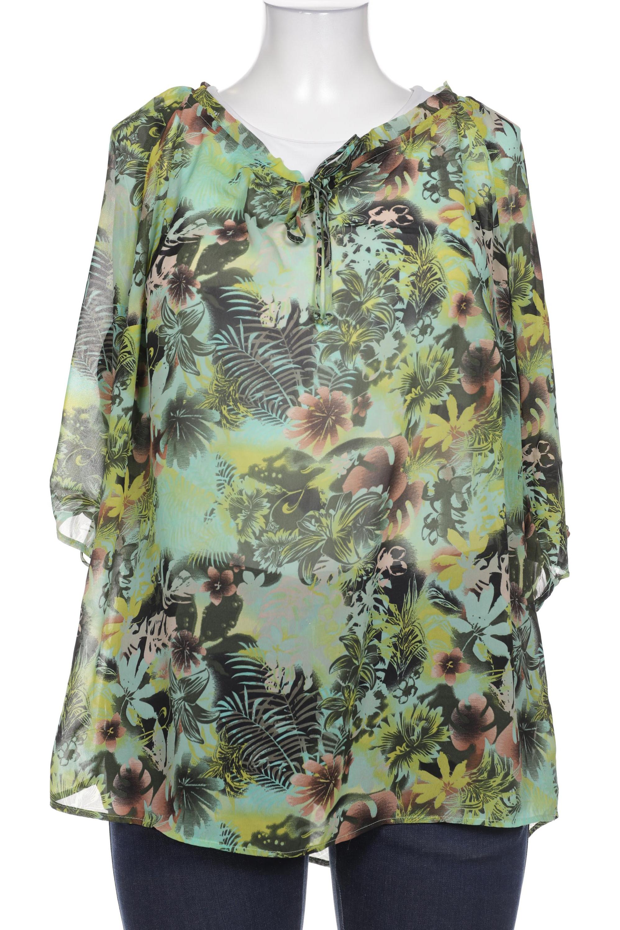 

sheego Damen Bluse, grün, Gr. 48