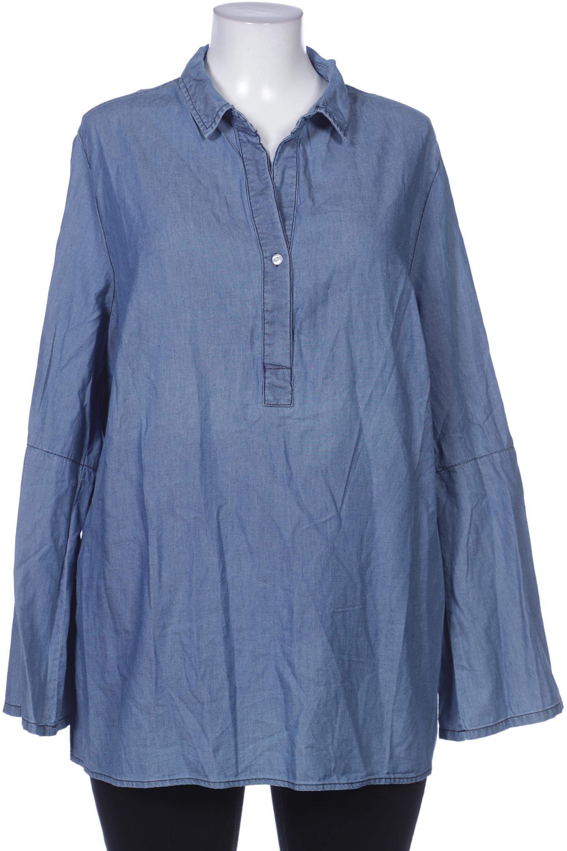 

sheego Damen Bluse, blau, Gr. 48