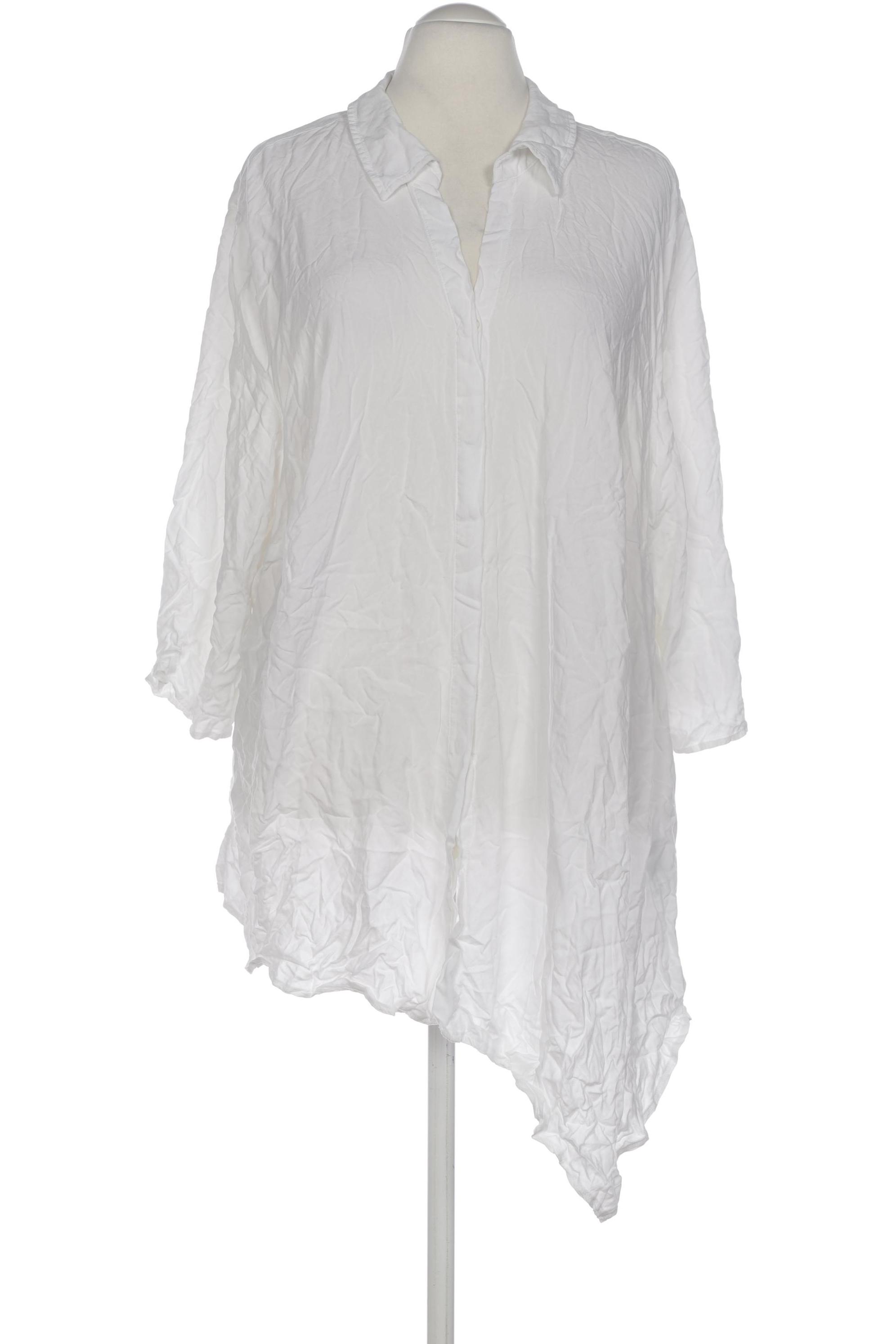 

sheego Damen Bluse, weiß, Gr. 56