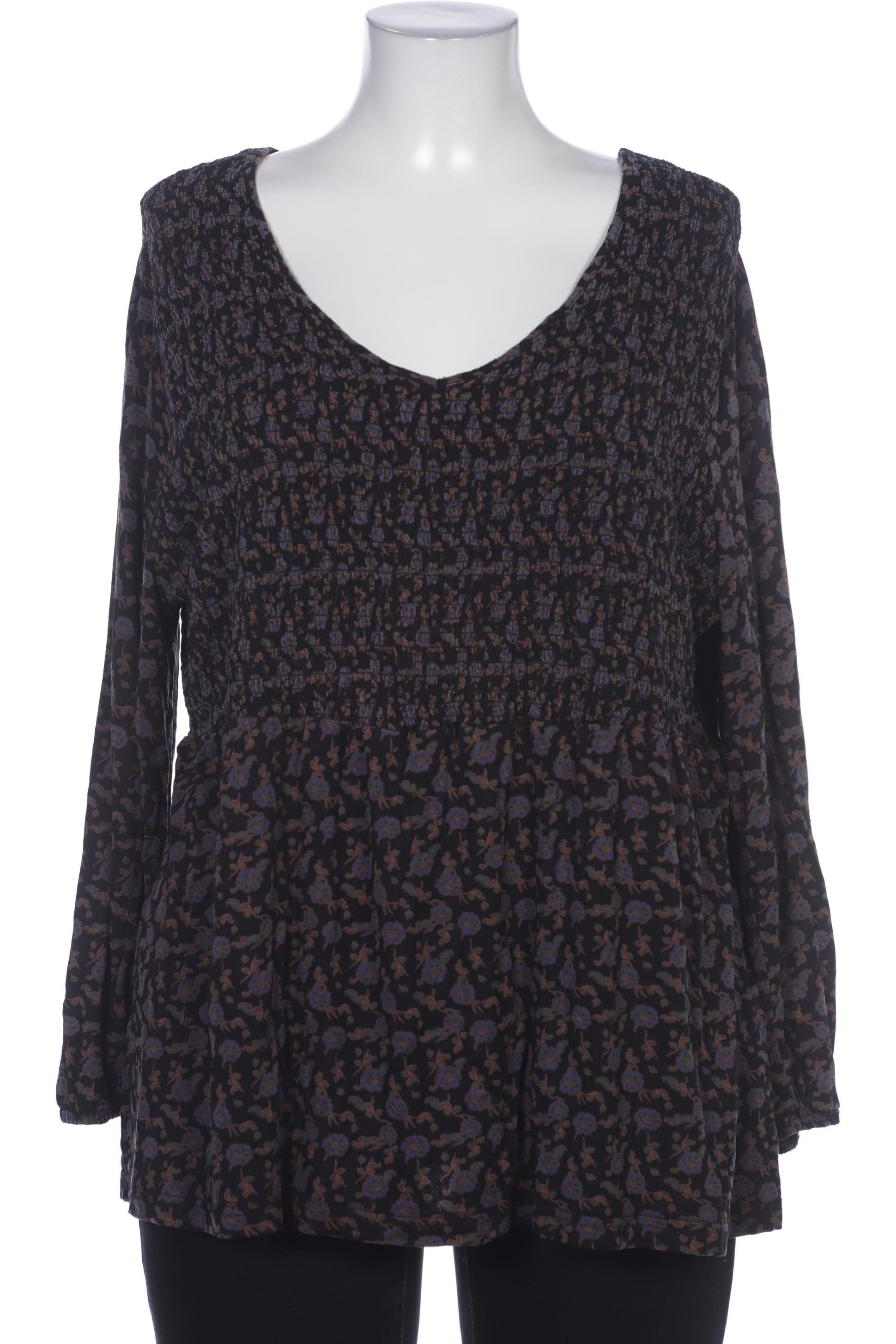 

sheego Damen Bluse, schwarz, Gr. 52
