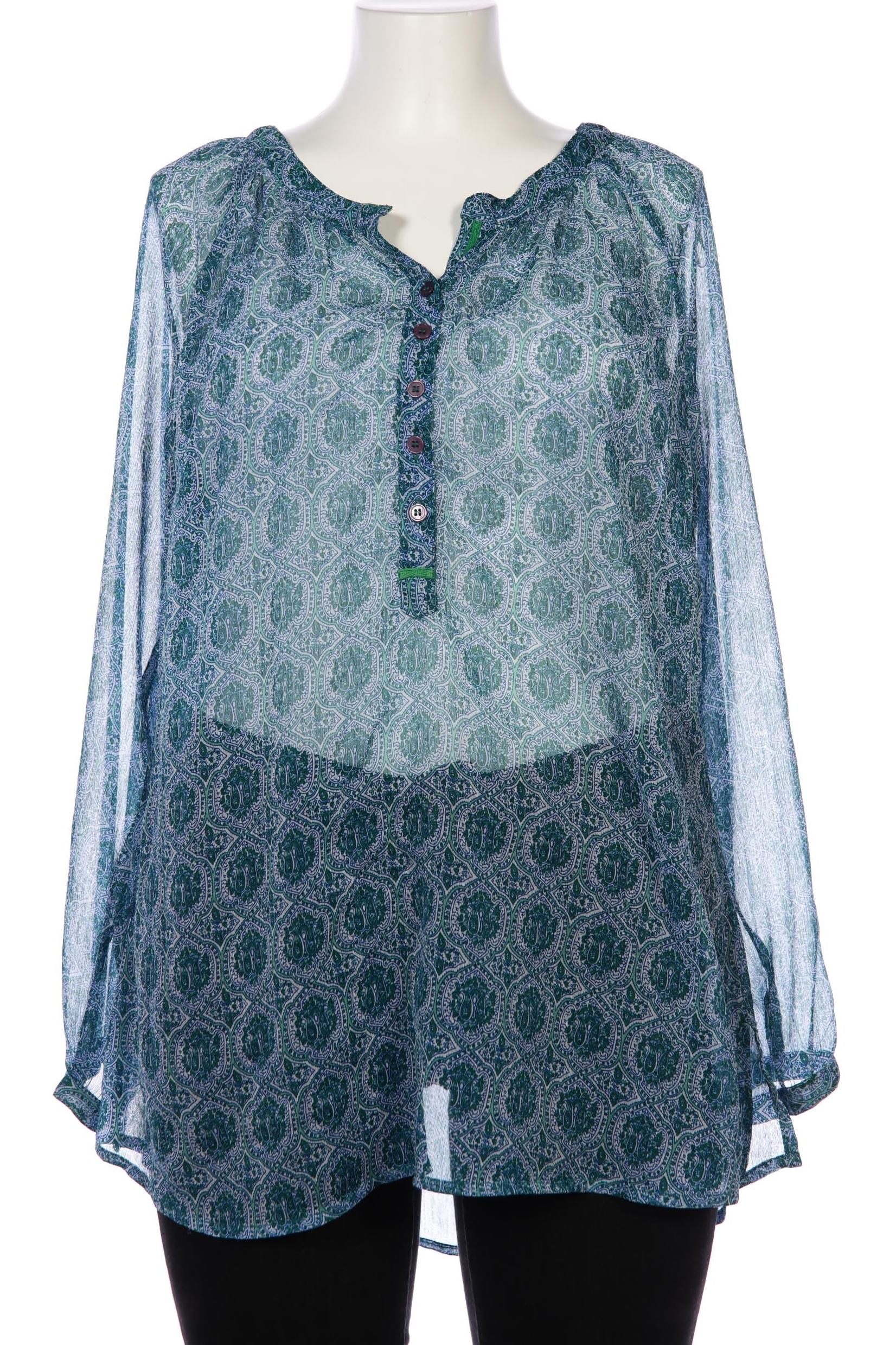 

sheego Damen Bluse, grün, Gr. 46