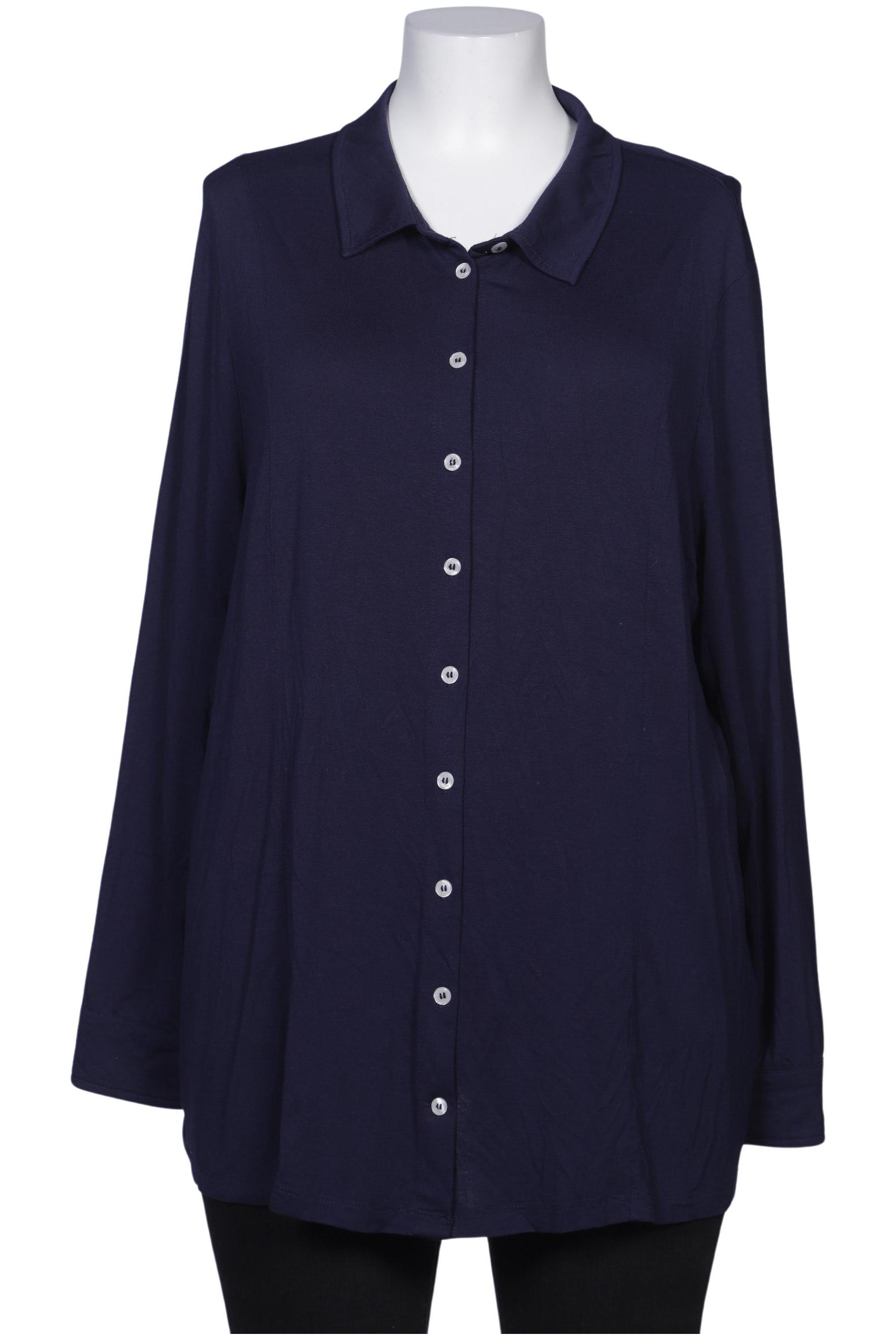 

sheego Damen Bluse, marineblau, Gr. 46