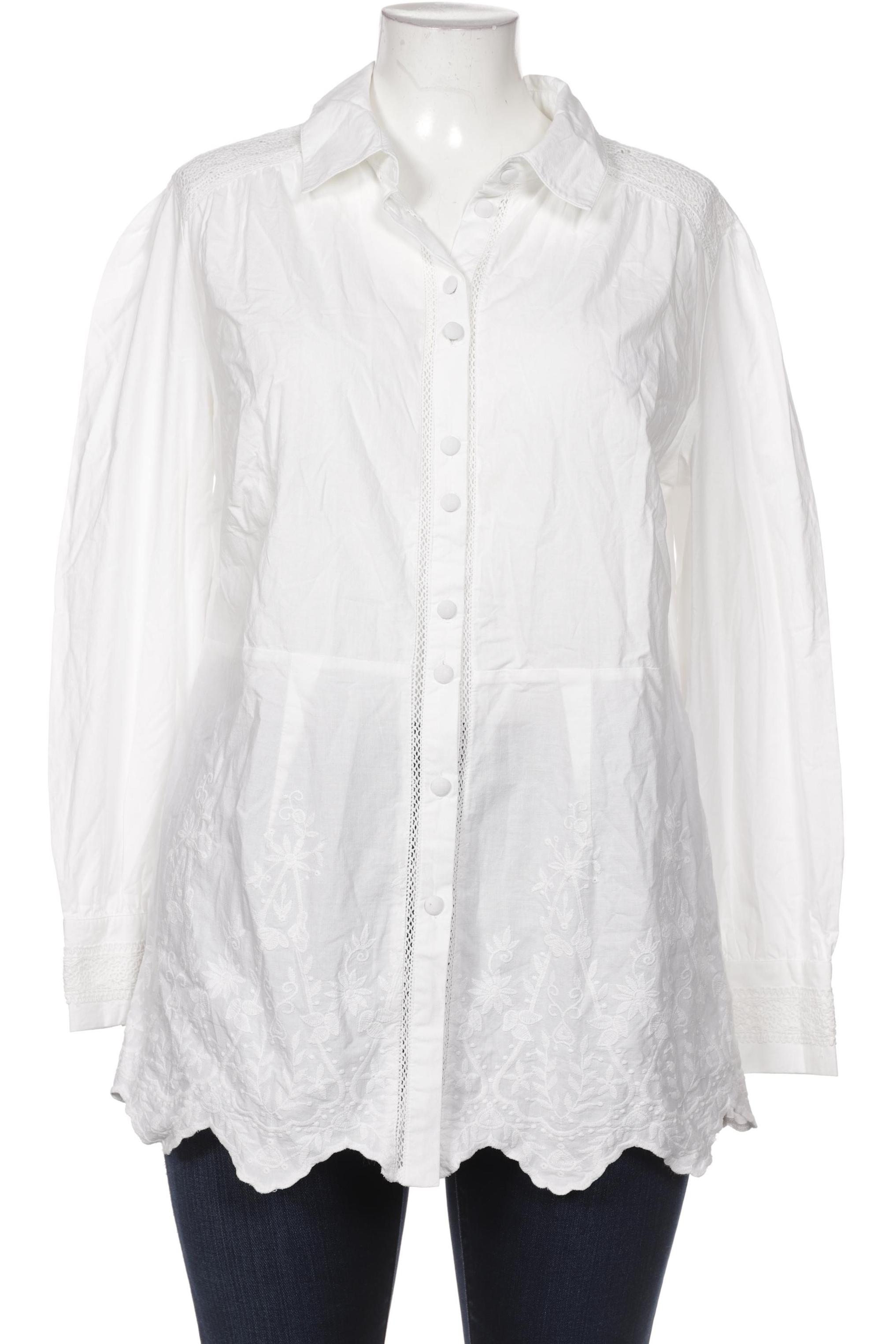 

sheego Damen Bluse, weiß, Gr. 44