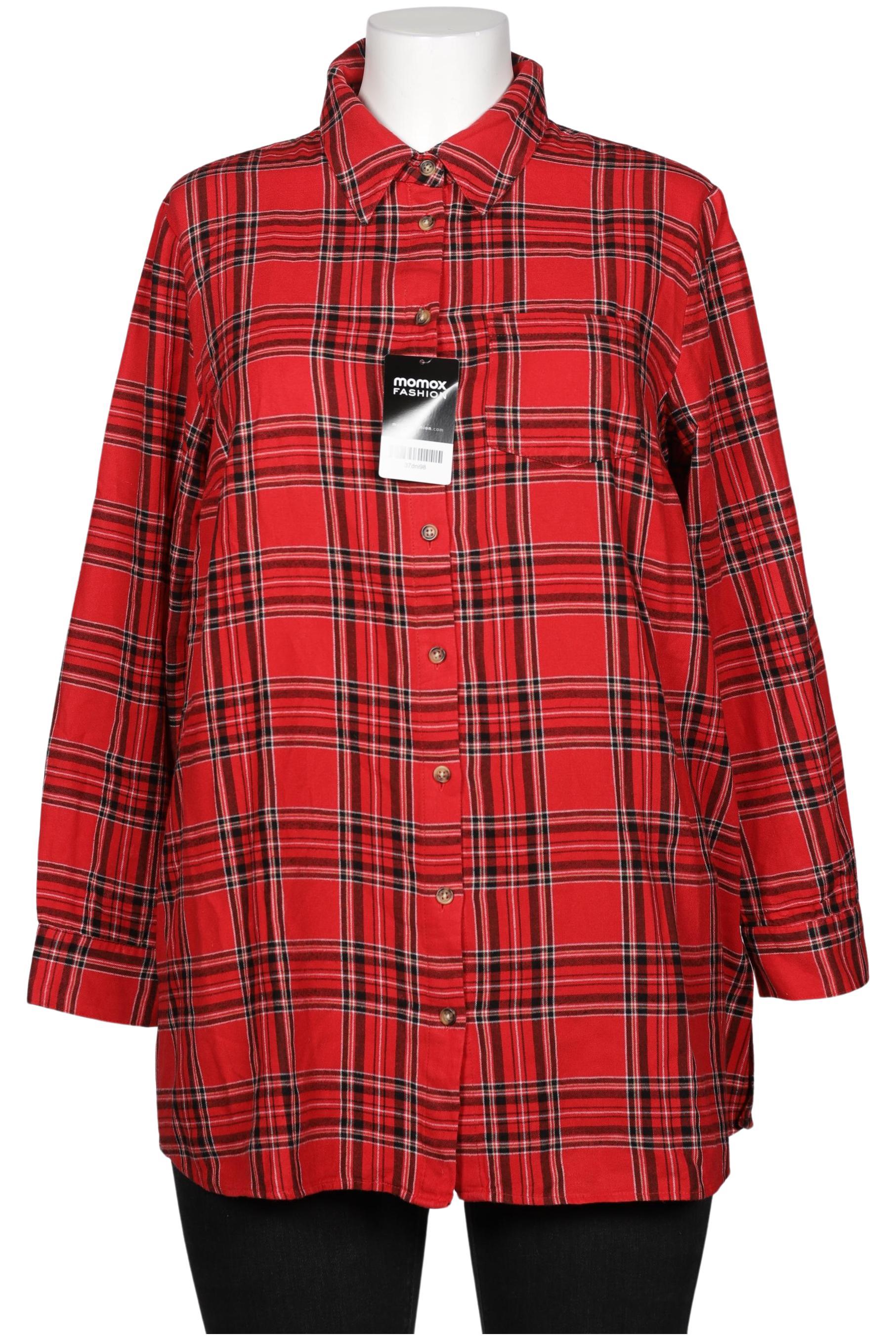 

sheego Damen Bluse, rot, Gr. 44