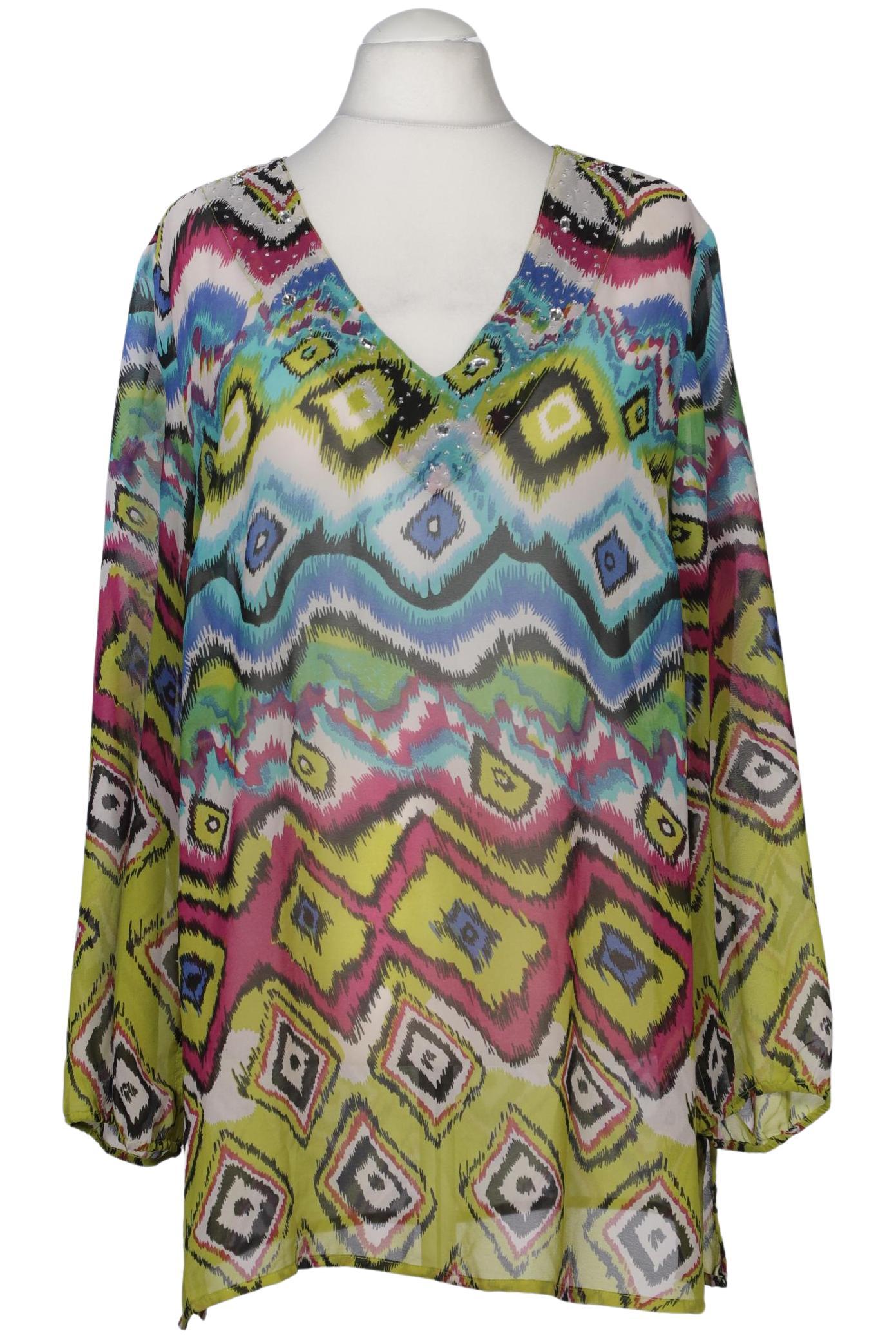 

sheego Damen Bluse, mehrfarbig, Gr. 48