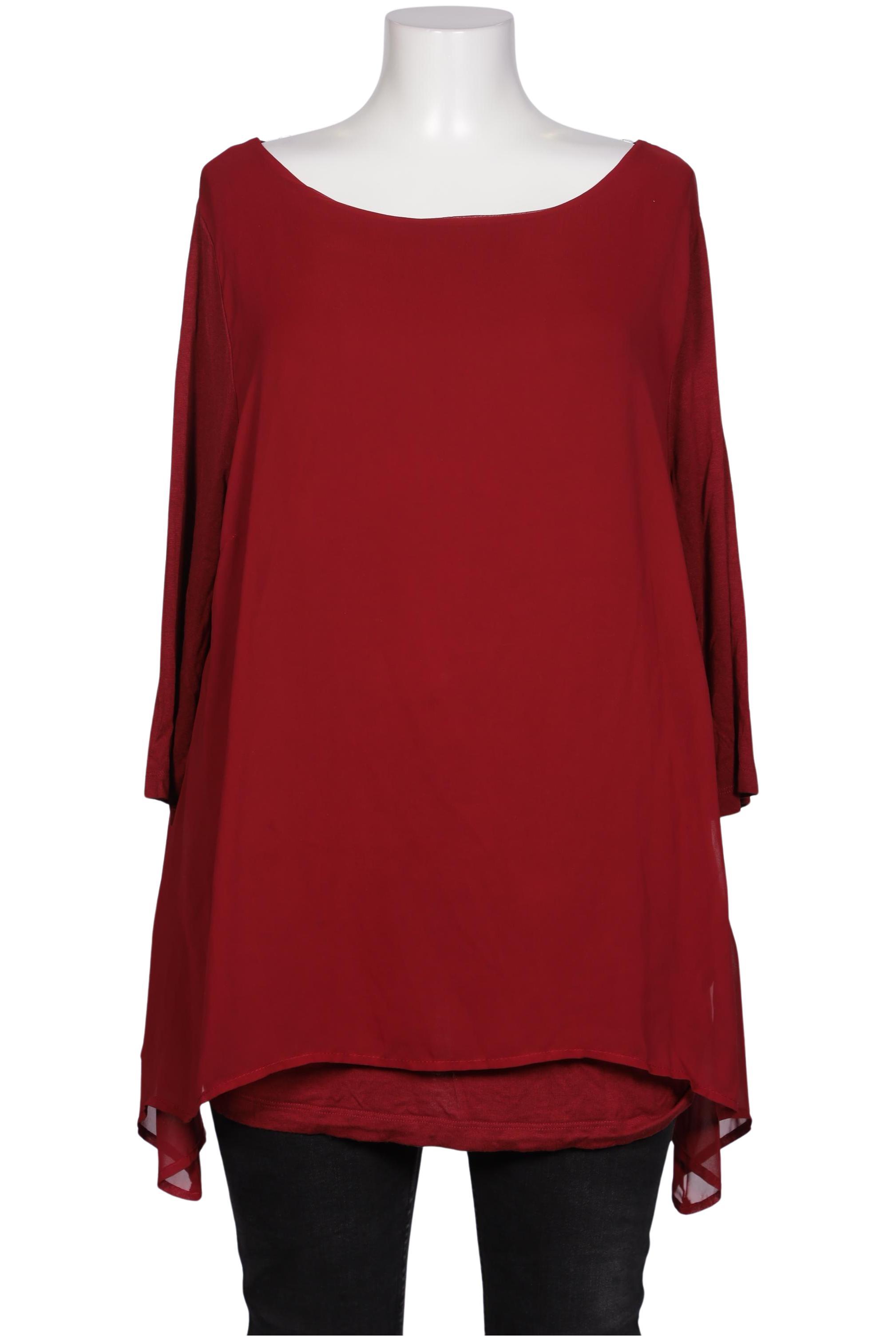 

sheego Damen Bluse, bordeaux, Gr. 48