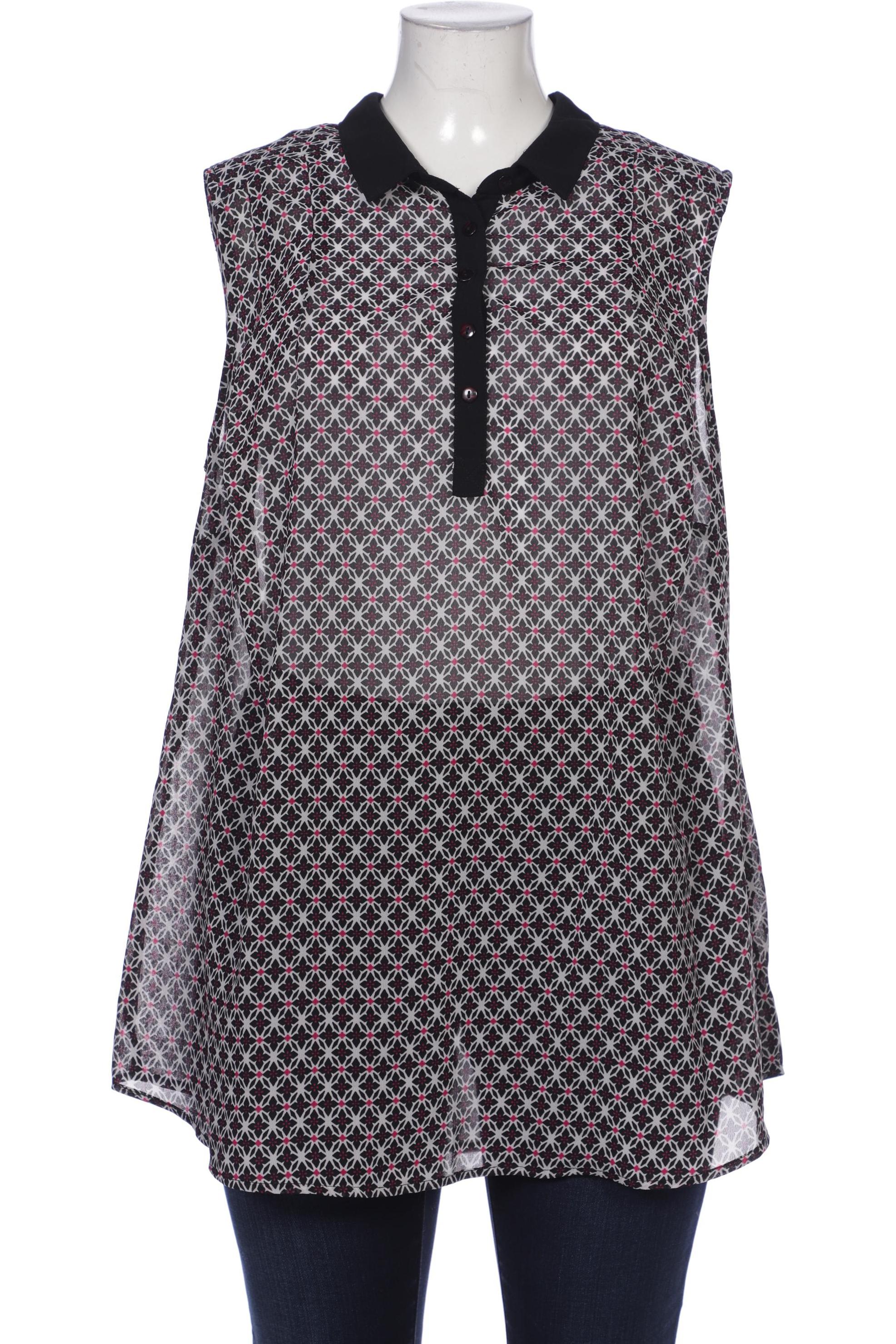 

sheego Damen Bluse, schwarz, Gr. 50