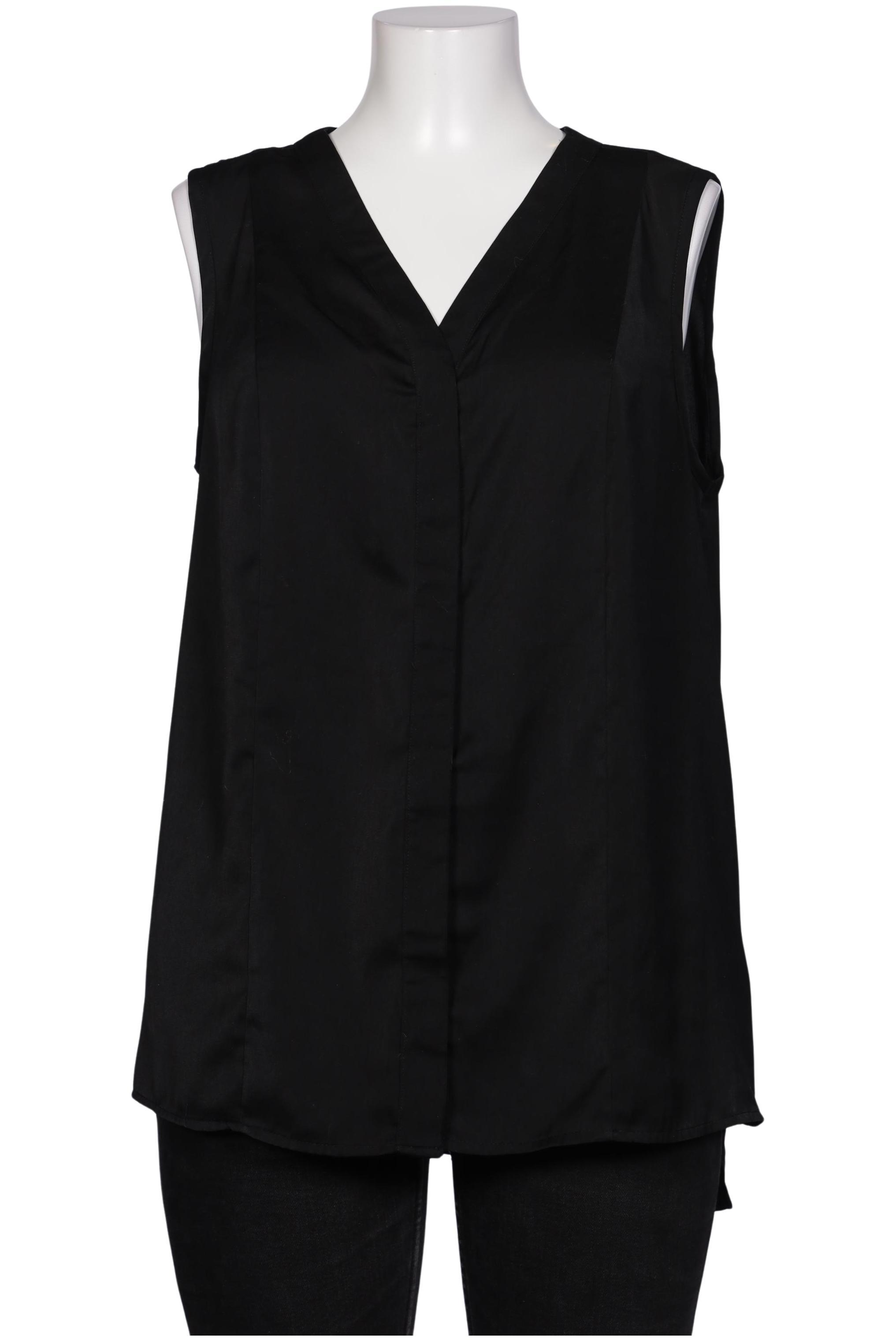 

sheego Damen Bluse, schwarz, Gr. 46
