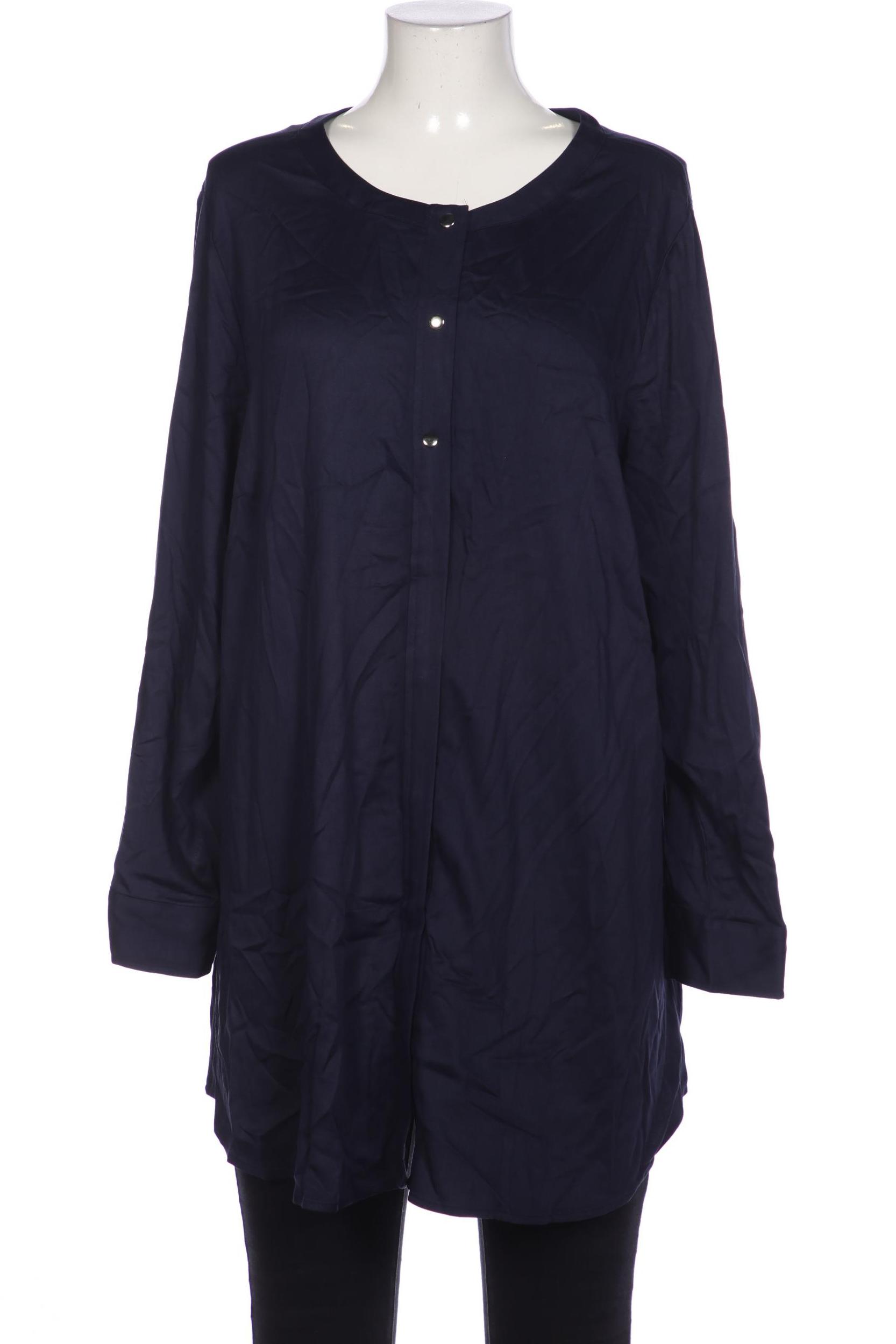 

sheego Damen Bluse, marineblau, Gr. 46